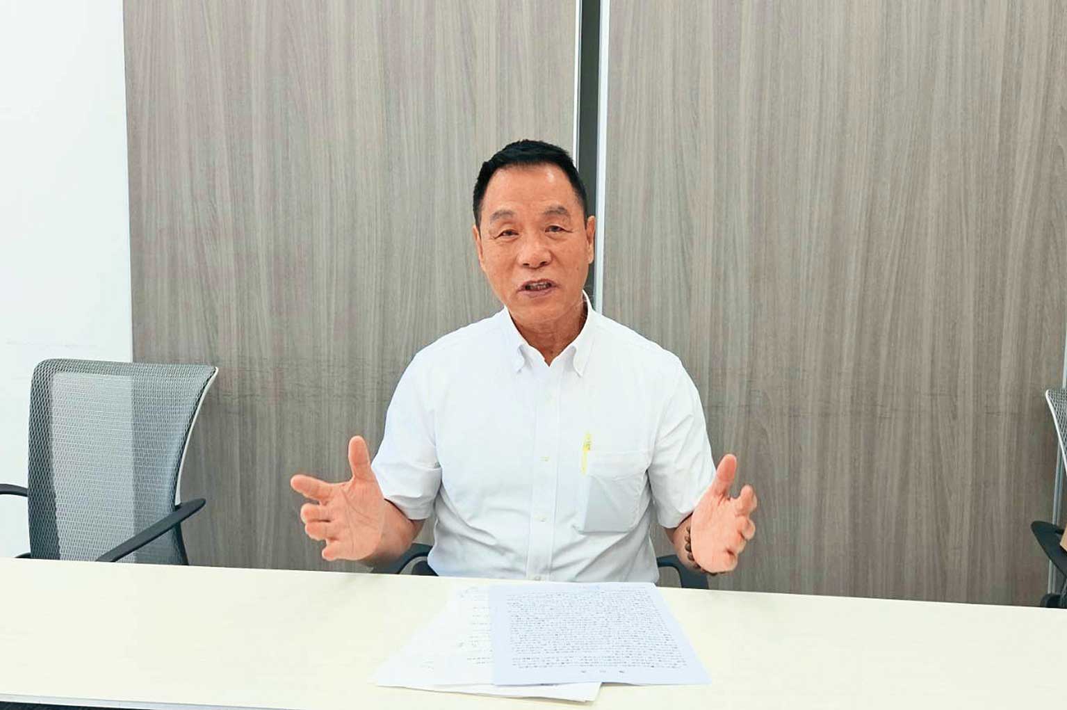 林金龍（圖）在劉炳偉生前討債一度遭黑衣人恐嚇，他認為欠債沒有時效，劉炳中明明很有錢，為何不還債。