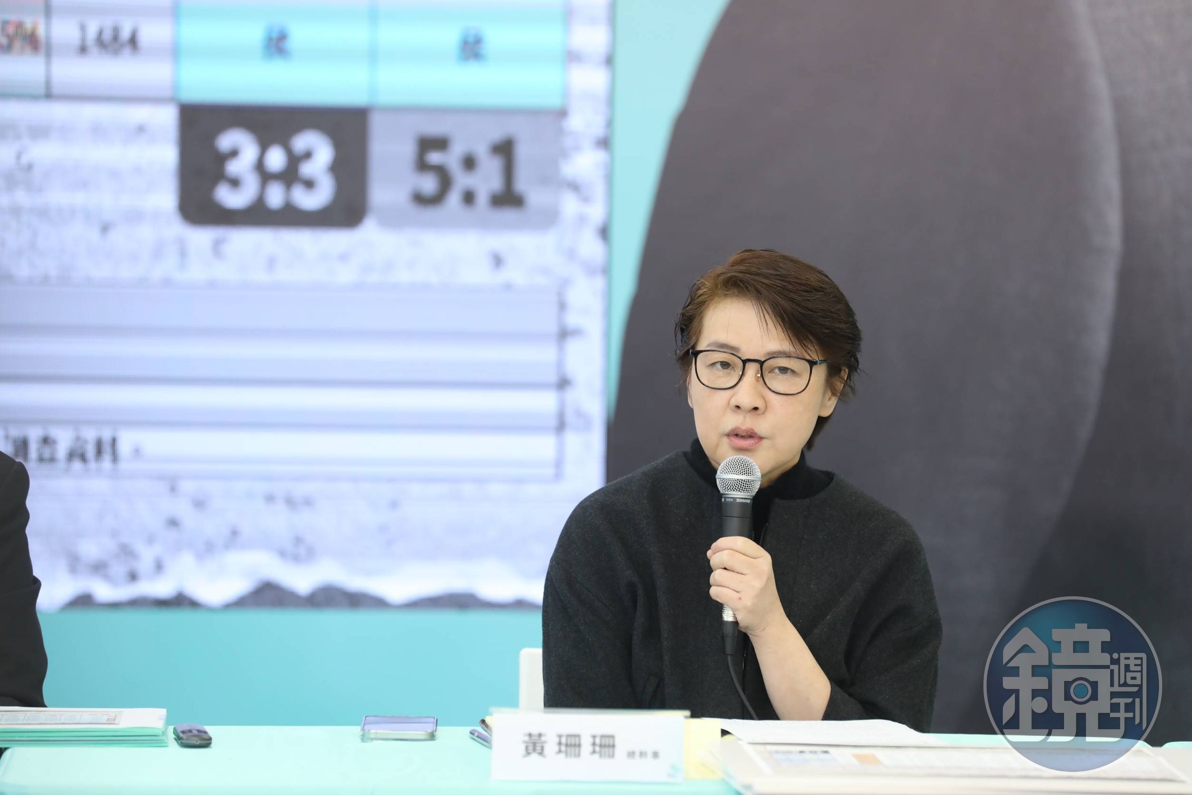 黃珊珊今回應侯友宜稱要重新檢視9份民調,強調「科學就科學」。