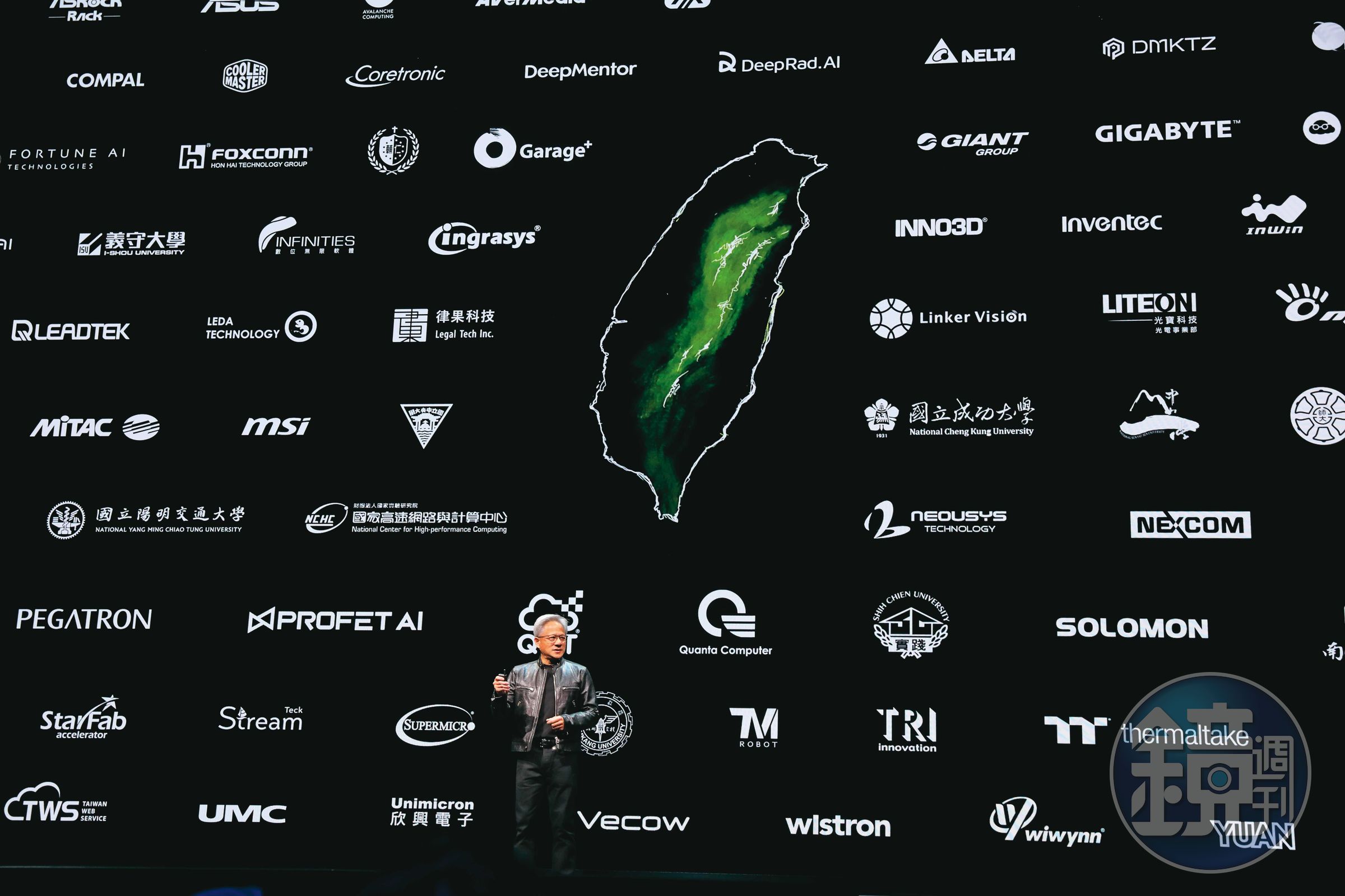 輝達創辦人黃仁勳於台大演講時,點名台灣供應鏈與輝達的合作關係非常緊密。