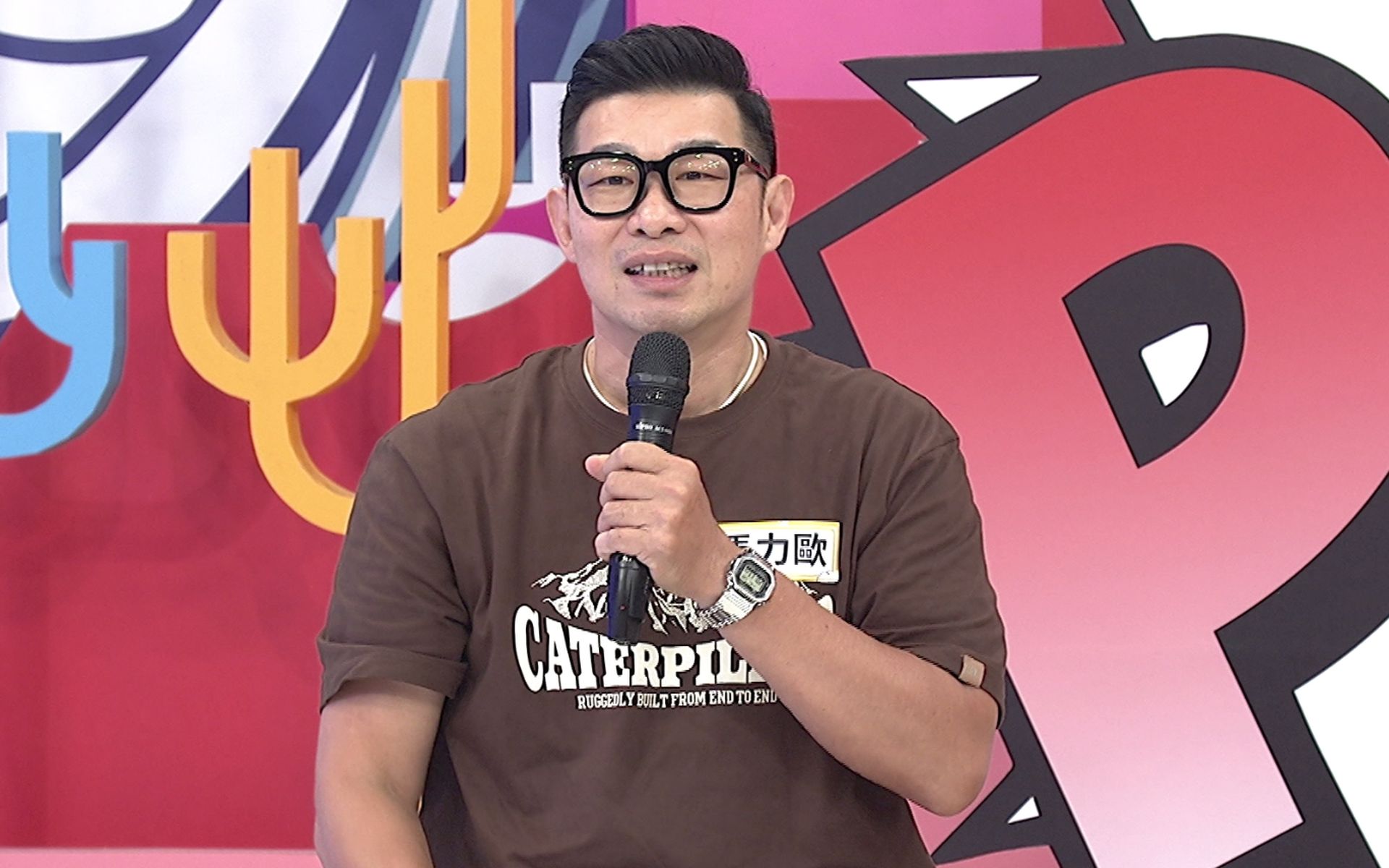 馬力歐錄影分享夫妻相處之道。（中天提供）