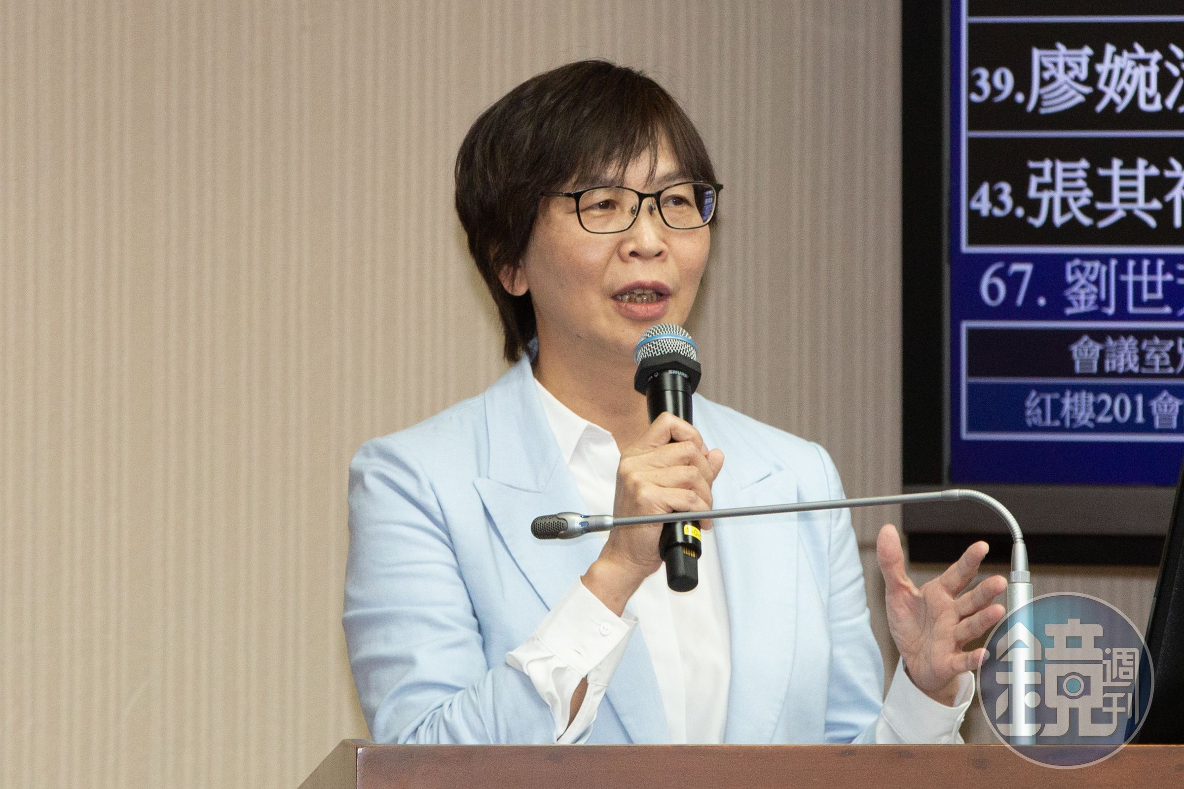 前民眾黨立委、柯文哲前心腹蔡壁如近期因為談柯爸病情,掀起黨內不滿。(本刊資料照)