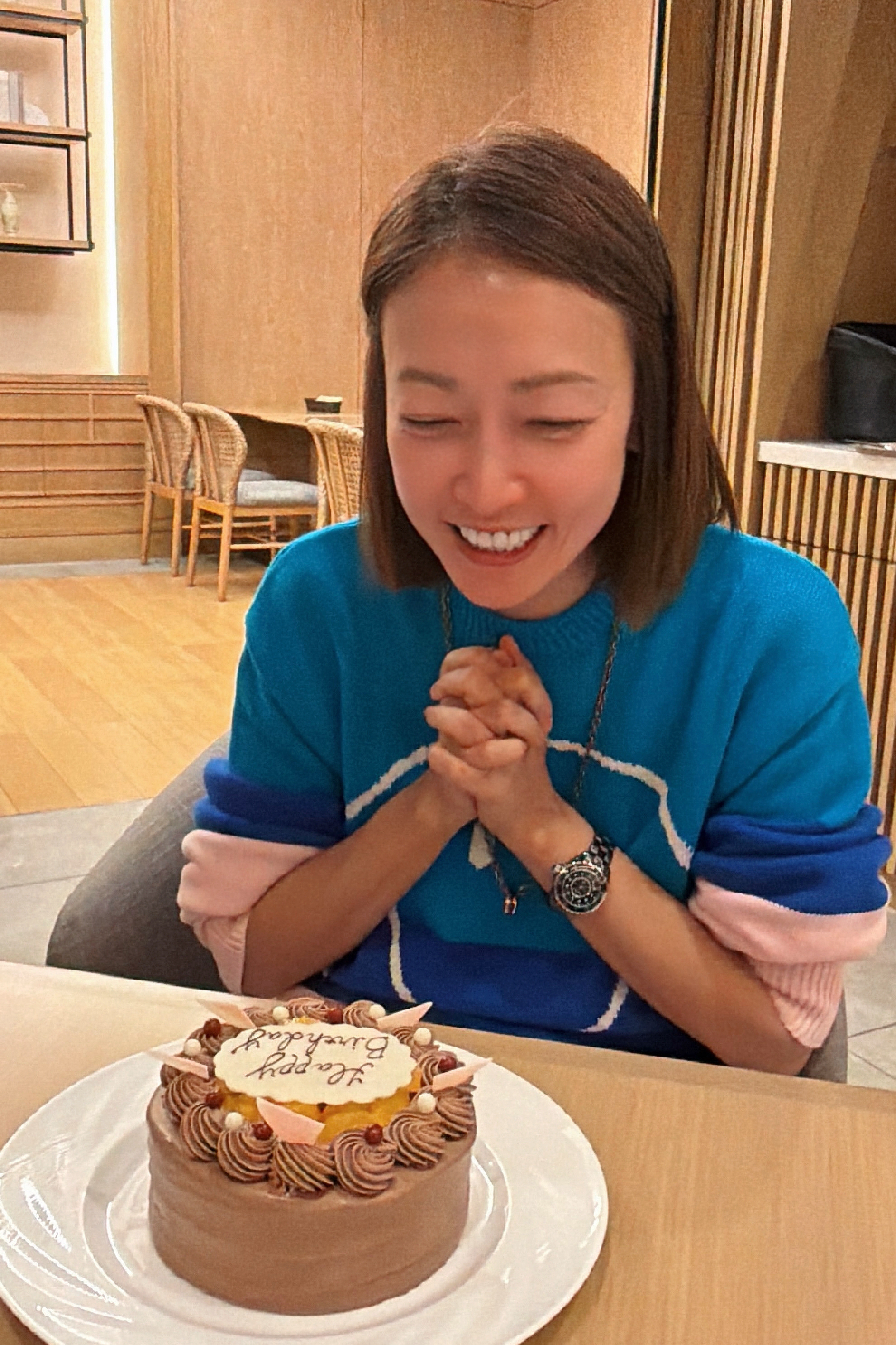 潘慧如在宮古島過了48歲生日。（球狀星團提供）