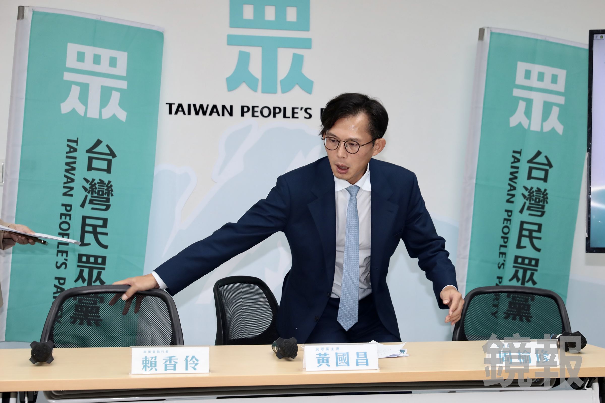 中央社記謝幸恩2大過,黃國昌回應了。(資料照;鏡報林煒凱)