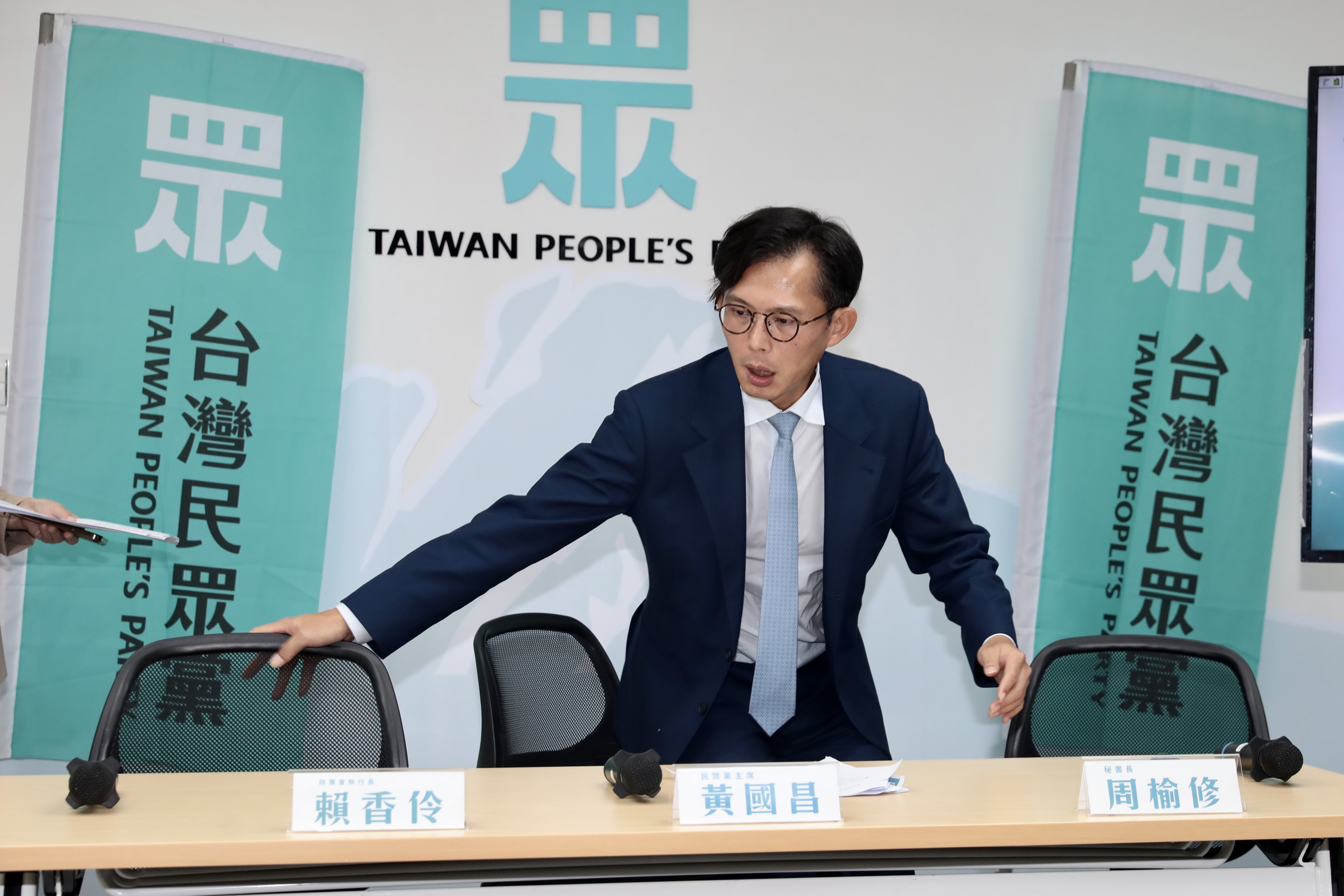 中央社記謝幸恩2大過，黃國昌回應了。（資料照；鏡報林煒凱）