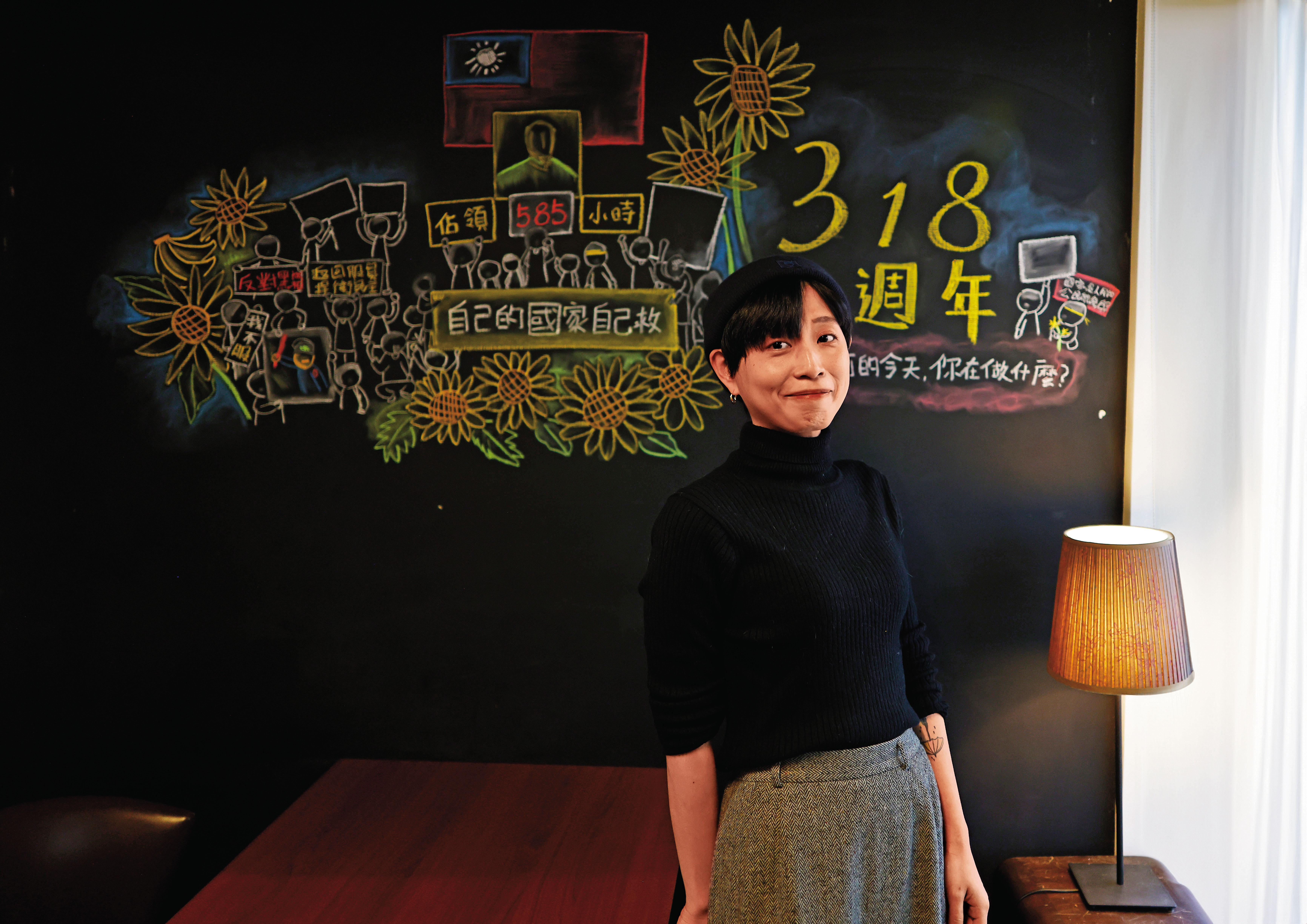 左轉有書書店裡，朱剛勇談起這10年經營非營利組織的過程。