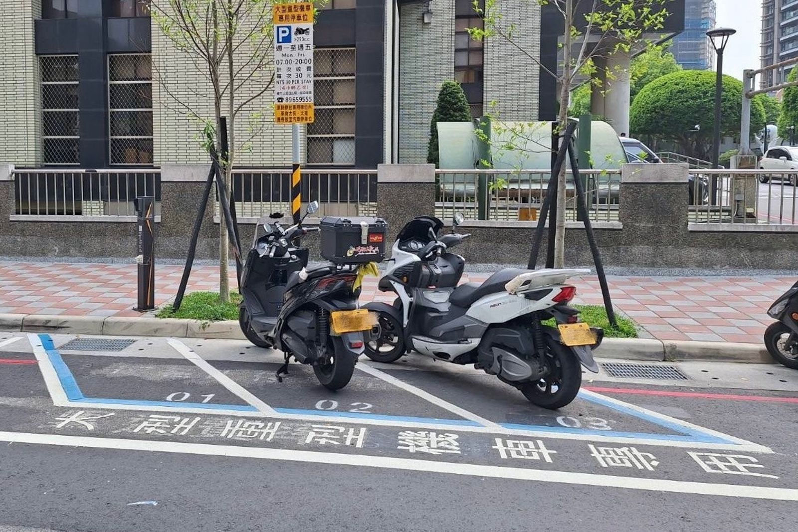 北市交通新制10/6上路! 6.3萬路邊收費機車格可停放重機