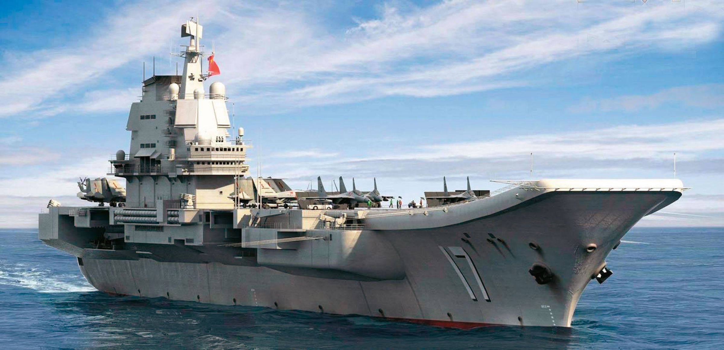 中國航空母艦山東號今年9月出巡，軍情局事前並未掌握。（翻攝微博）
