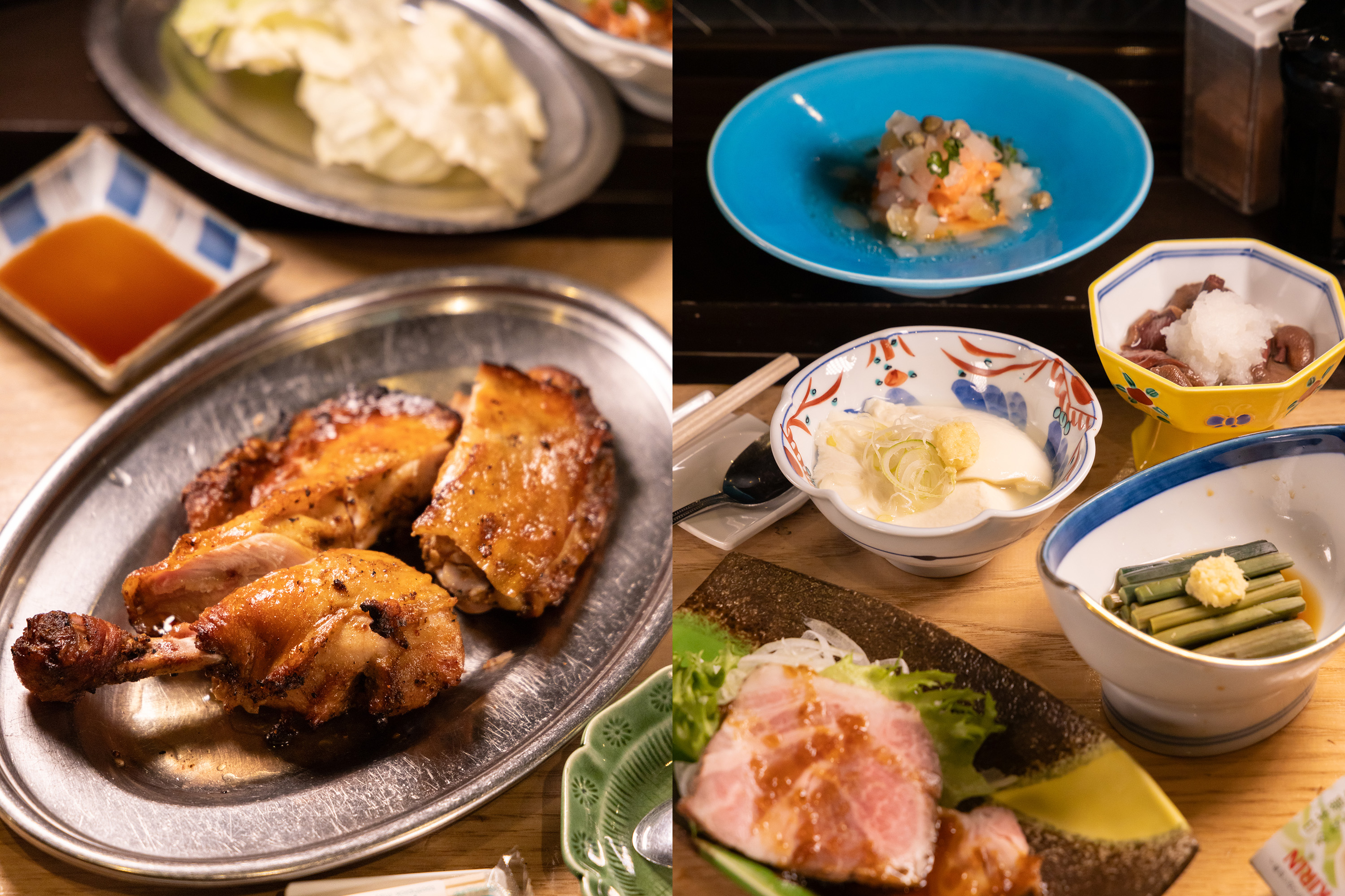 位於岩手盛岡車站旁的「ももどり駅前食堂」，以手工豆腐料理和烤雞腿排聞名，是當地老饕與遊客必訪據點。