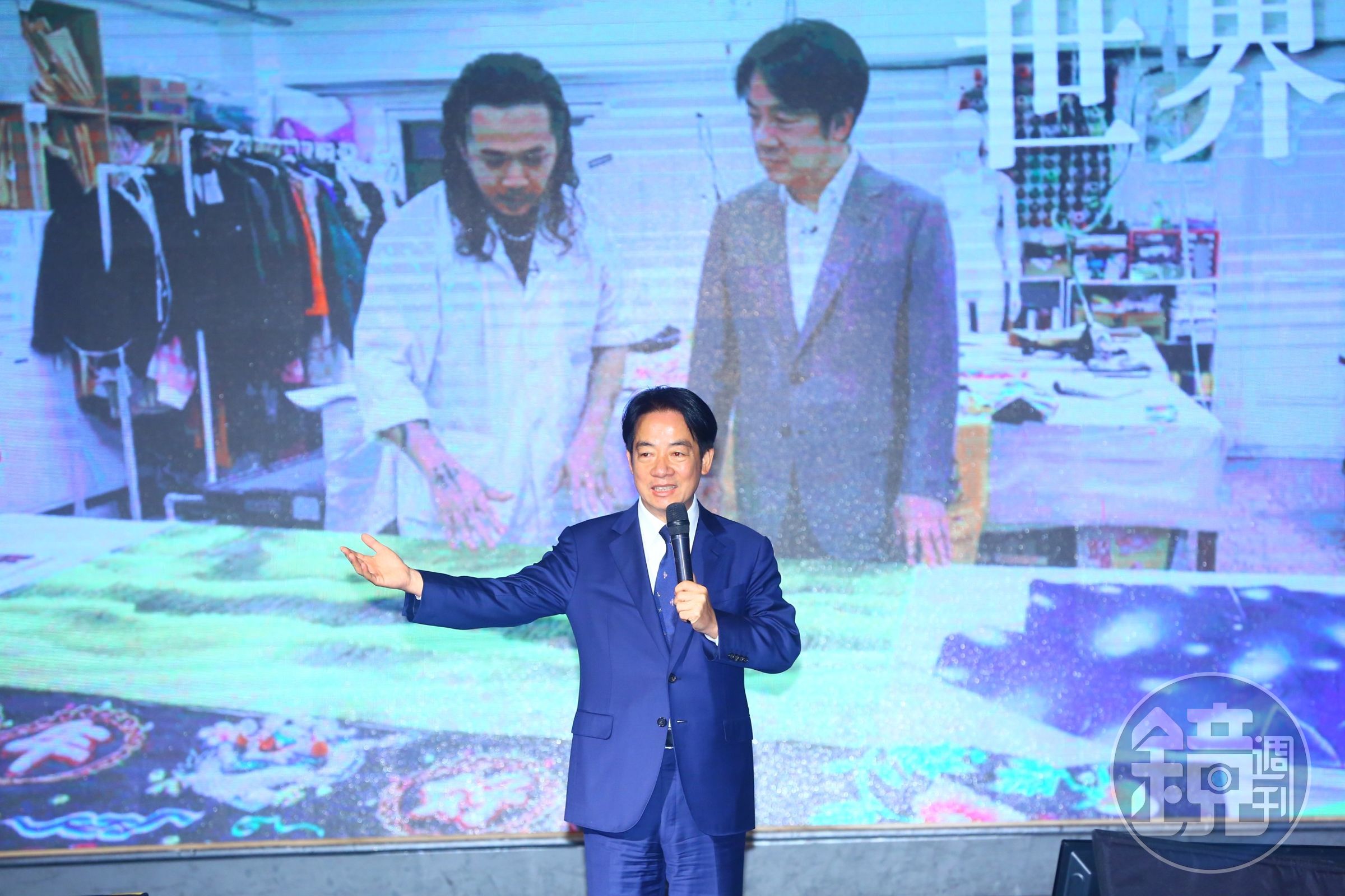 賴清德今在「國家希望工程」國政記者會提出文化政策相關願景與政見。