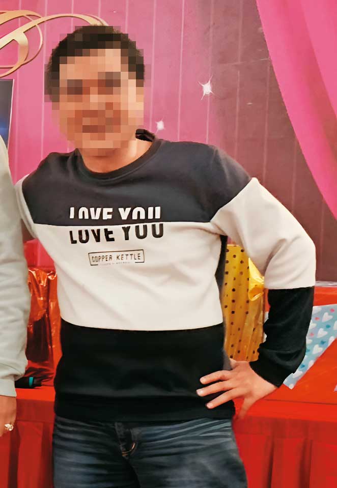 翔勝公司員工指出，登記負責人何姓男子（圖）目前下落不明。（讀者提供）