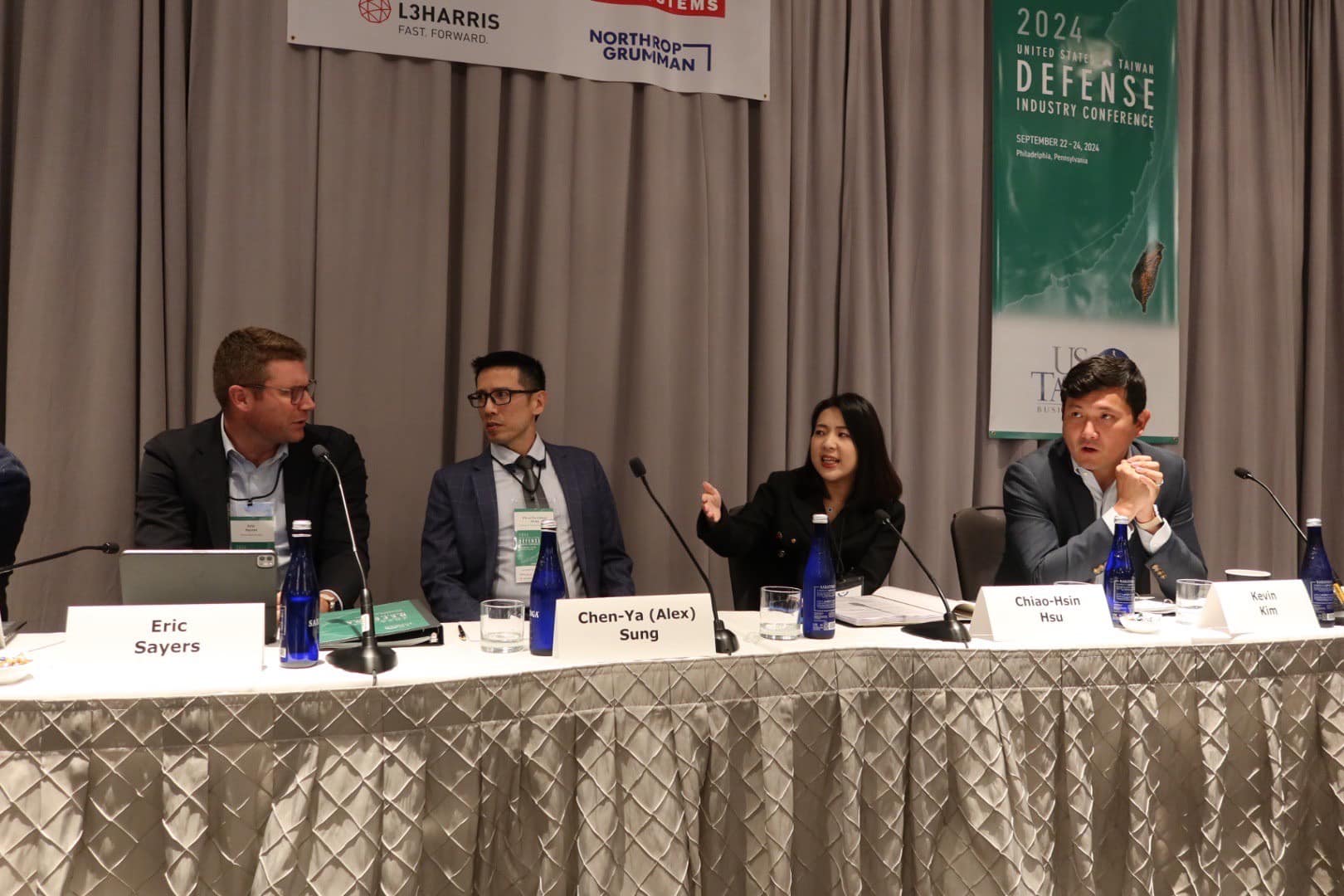 徐巧芯出席美台國防工業會議，卻被爆料在會中失態暴走，她也透過臉書做出回應。（翻攝自徐巧芯臉書）