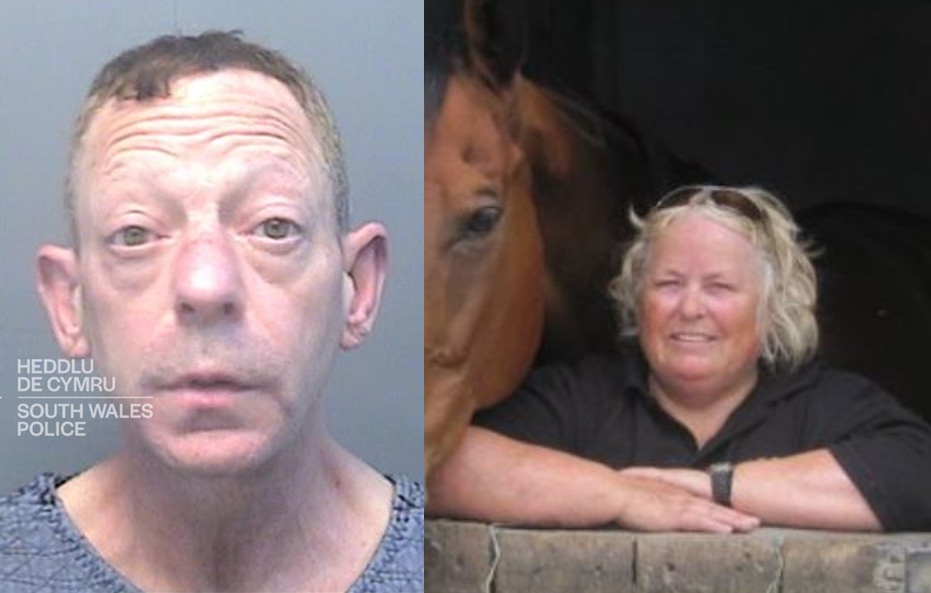 英國一名殺人犯懷特洛克出獄後，鄰居巴克尼對他施以援手，沒想到最後慘被他性侵殺害。（翻攝X@HeraldWales、@swpolice）