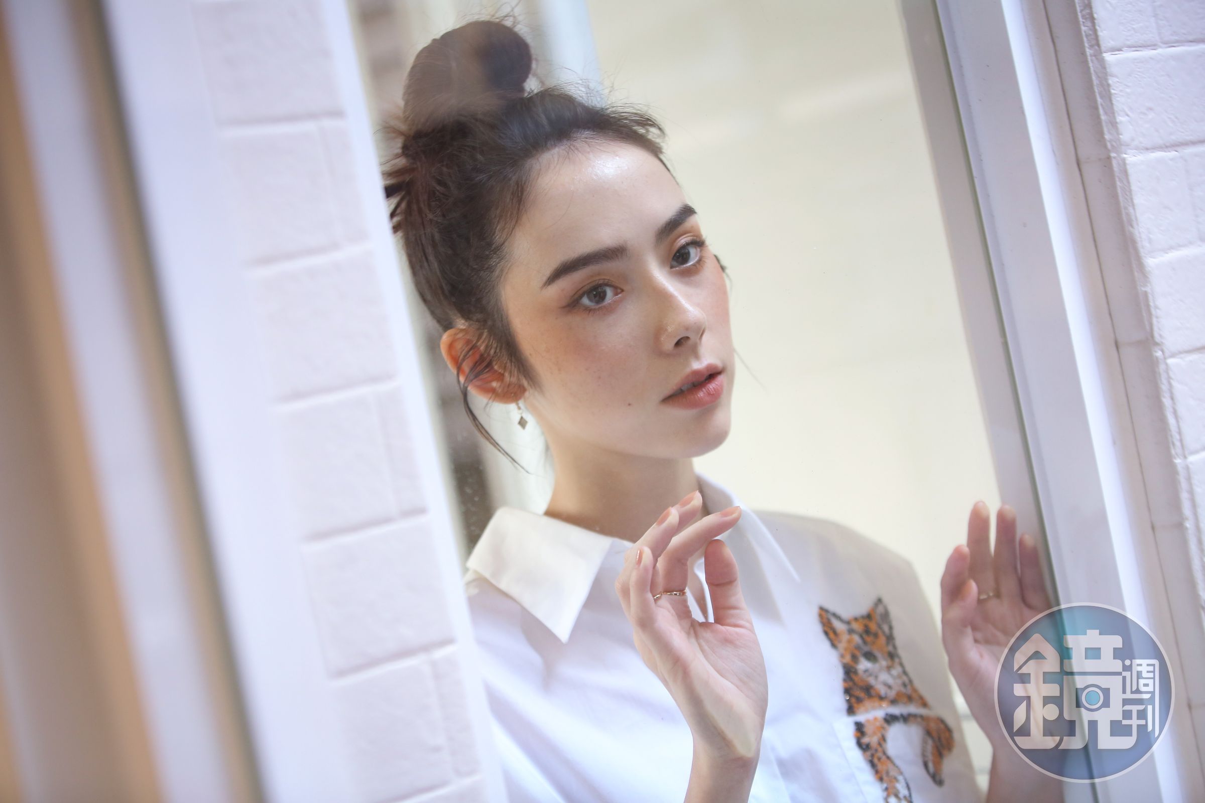 林奕嵐中美混血的臉孔讓她在新人中獨樹一格。