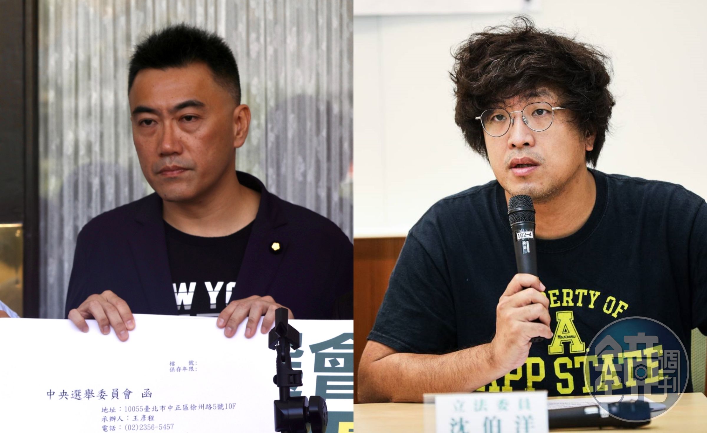 林沛祥稱沈伯洋有疑慮也該比照李彥秀自清，沈則反擊喊出對賭辭立委。（本刊資料照）