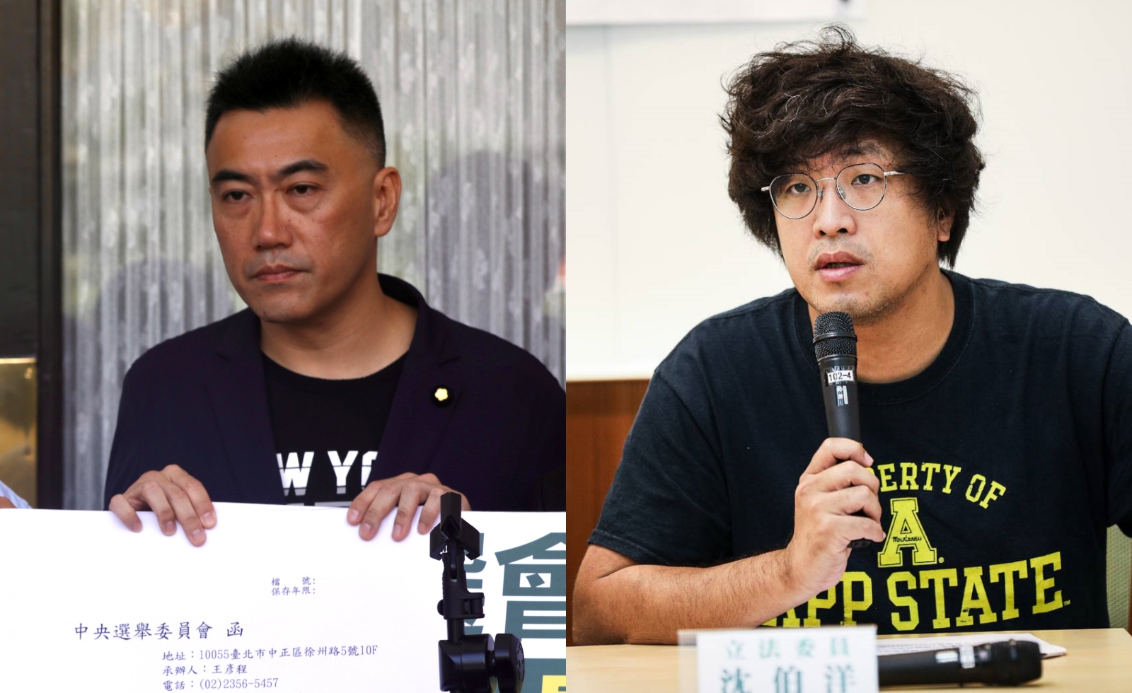 林沛祥稱沈伯洋有疑慮也該比照李彥秀自清，沈則反擊喊出對賭辭立委。（本刊資料照）