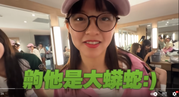 陳詩媛在琳妲社群影片上回應王齊麟買內褲一事。（翻攝自琳妲IG）