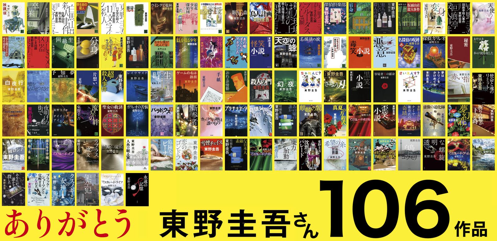 快訊/東野圭吾68歲大腸癌病逝 官方X證實「詳列106代表作」