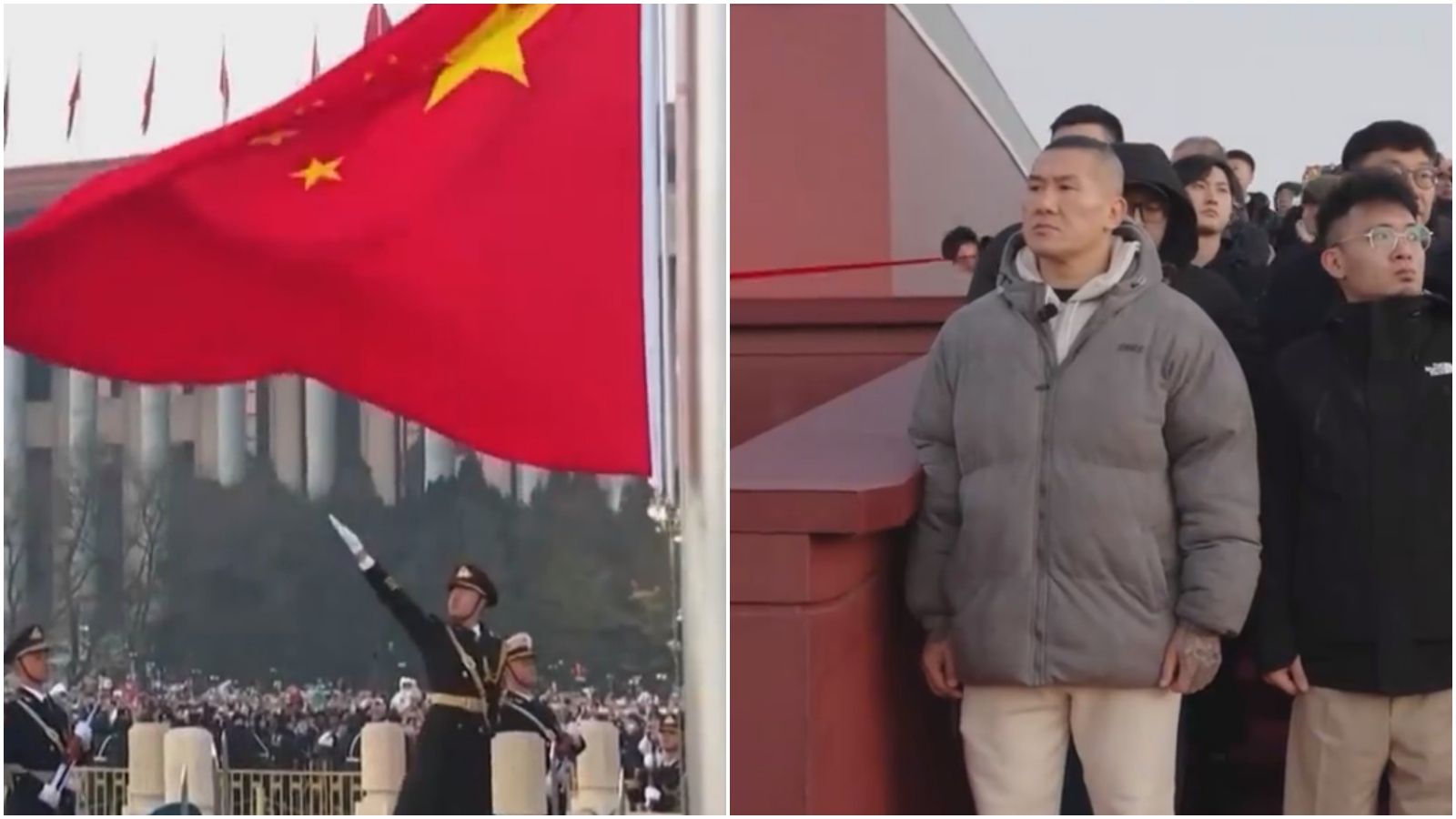 「這是最棒的升旗典禮」 　館長看五星旗飄揚狂喊感動：我們中國越來越強 - 鏡週刊 Mirror Media