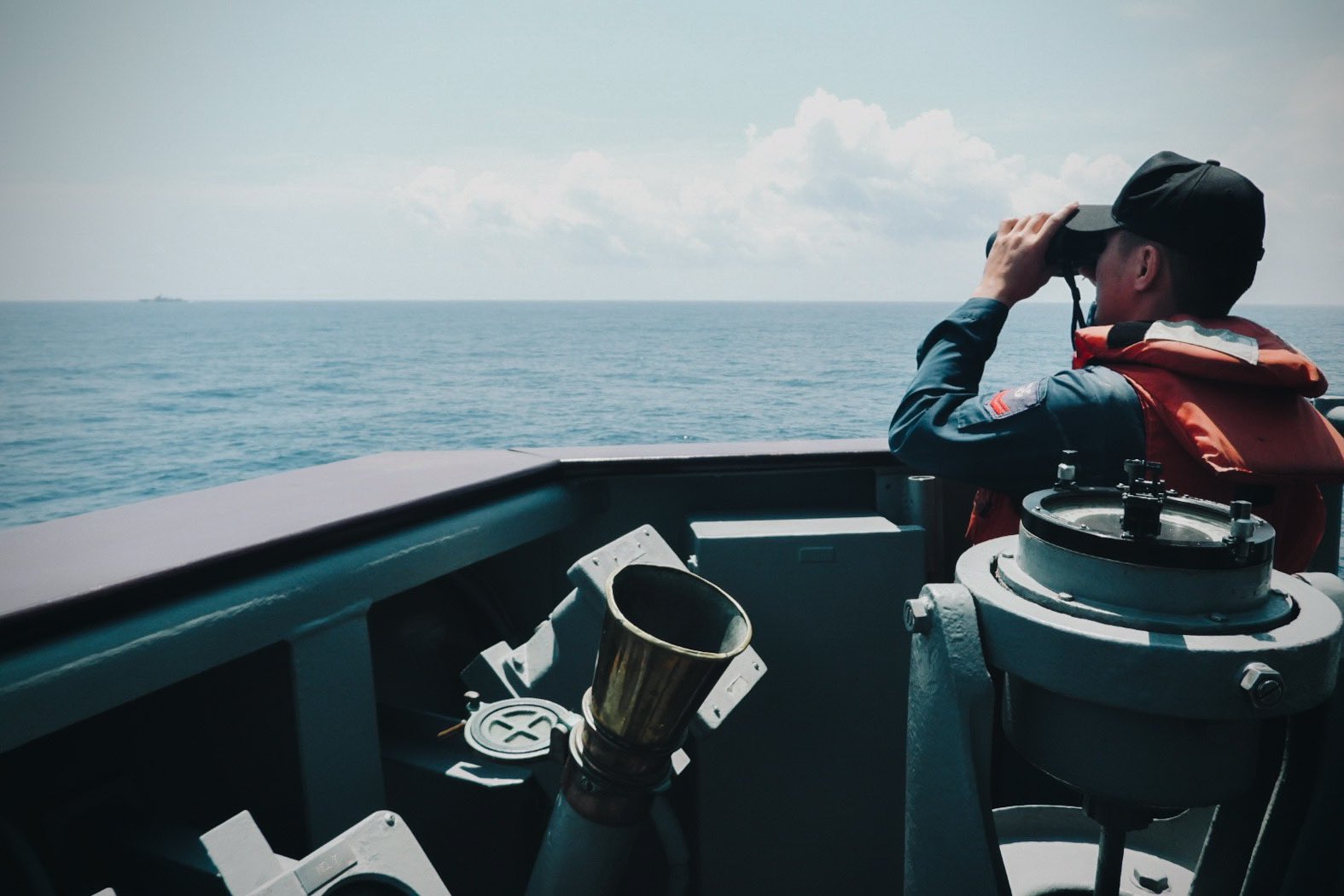 中國人民解放軍於10月14日清晨宣布進行「聯合利劍-2024B」軍演,調查局發現網路論壇出現配合中共軍演的錯假訊息。(國防部提供)