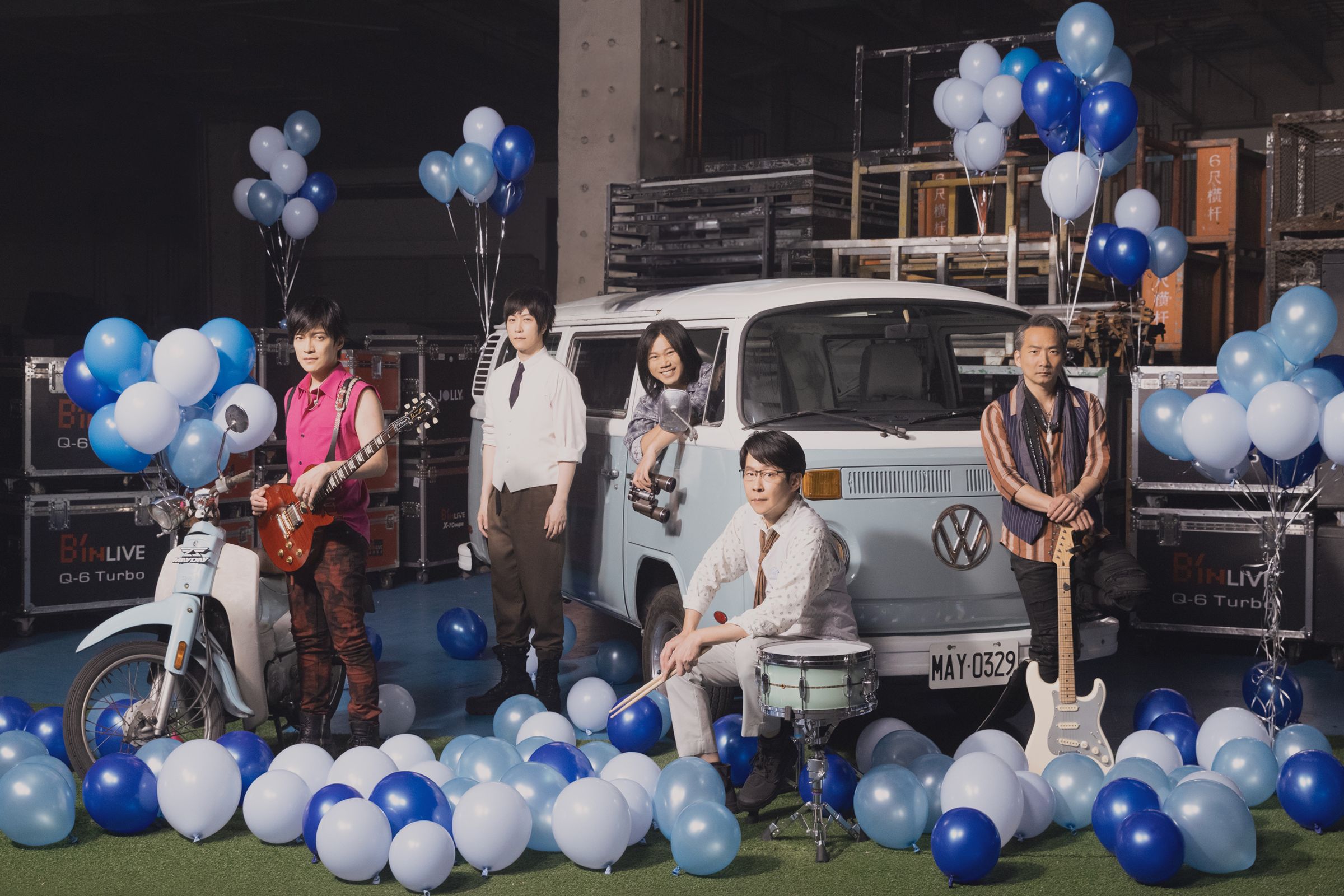 五月天將率領14組歌手從高雄唱到花蓮。（相信音樂提供）
