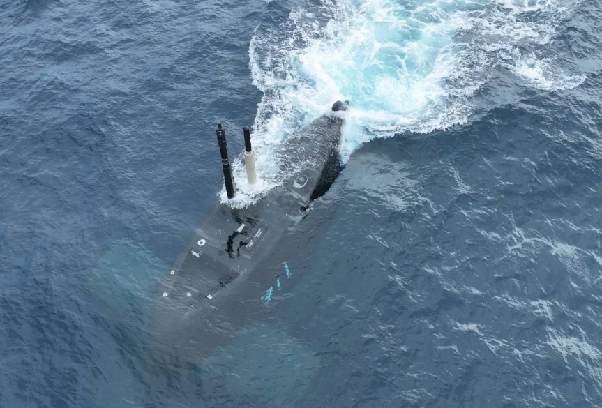 海鯤號下潛100公尺成功。(翻攝自吳釗燮X)