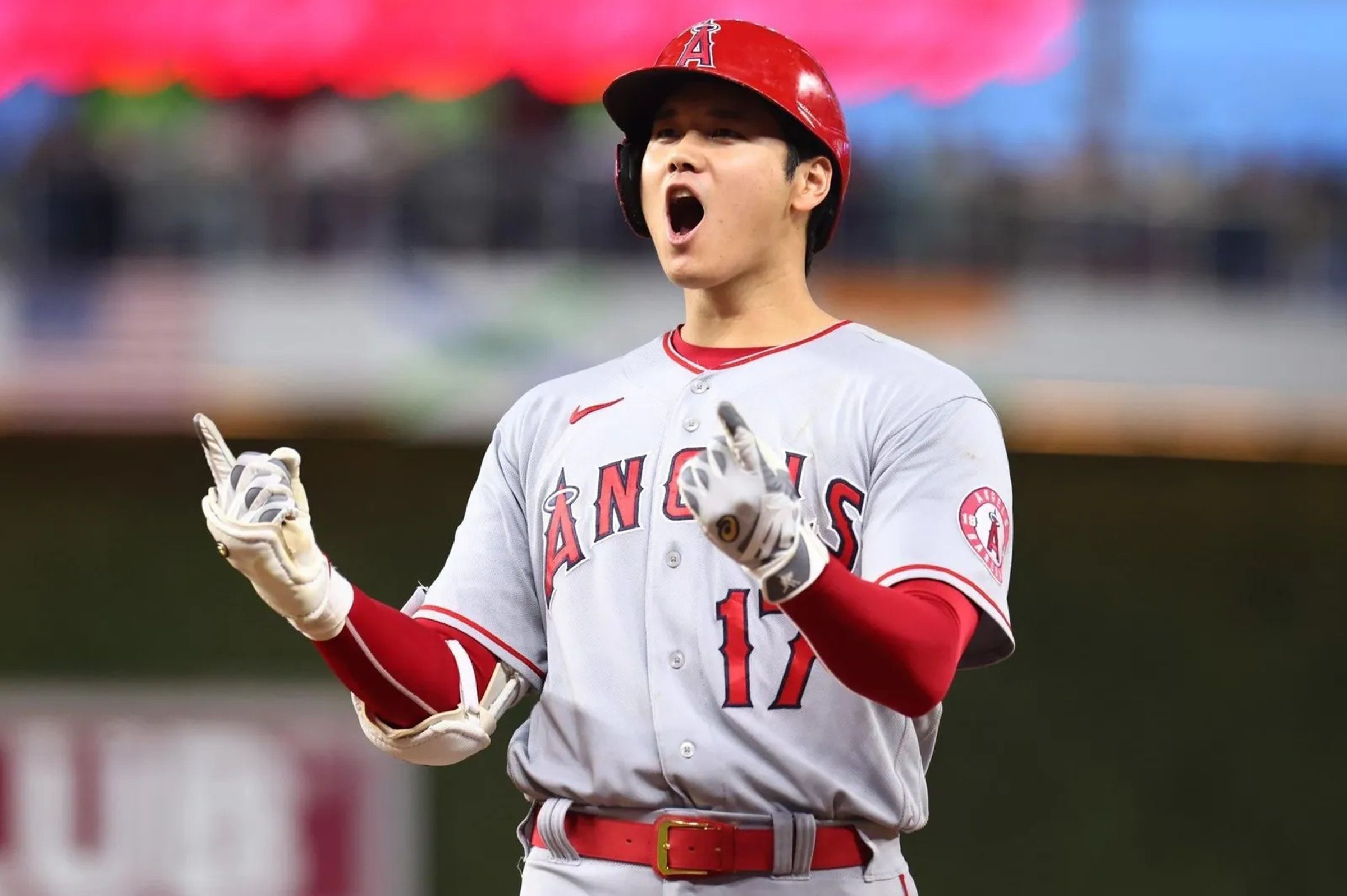 大谷翔平(圖)成為自由球員後,就受到不少球隊關注。(翻攝自推特@Angels)