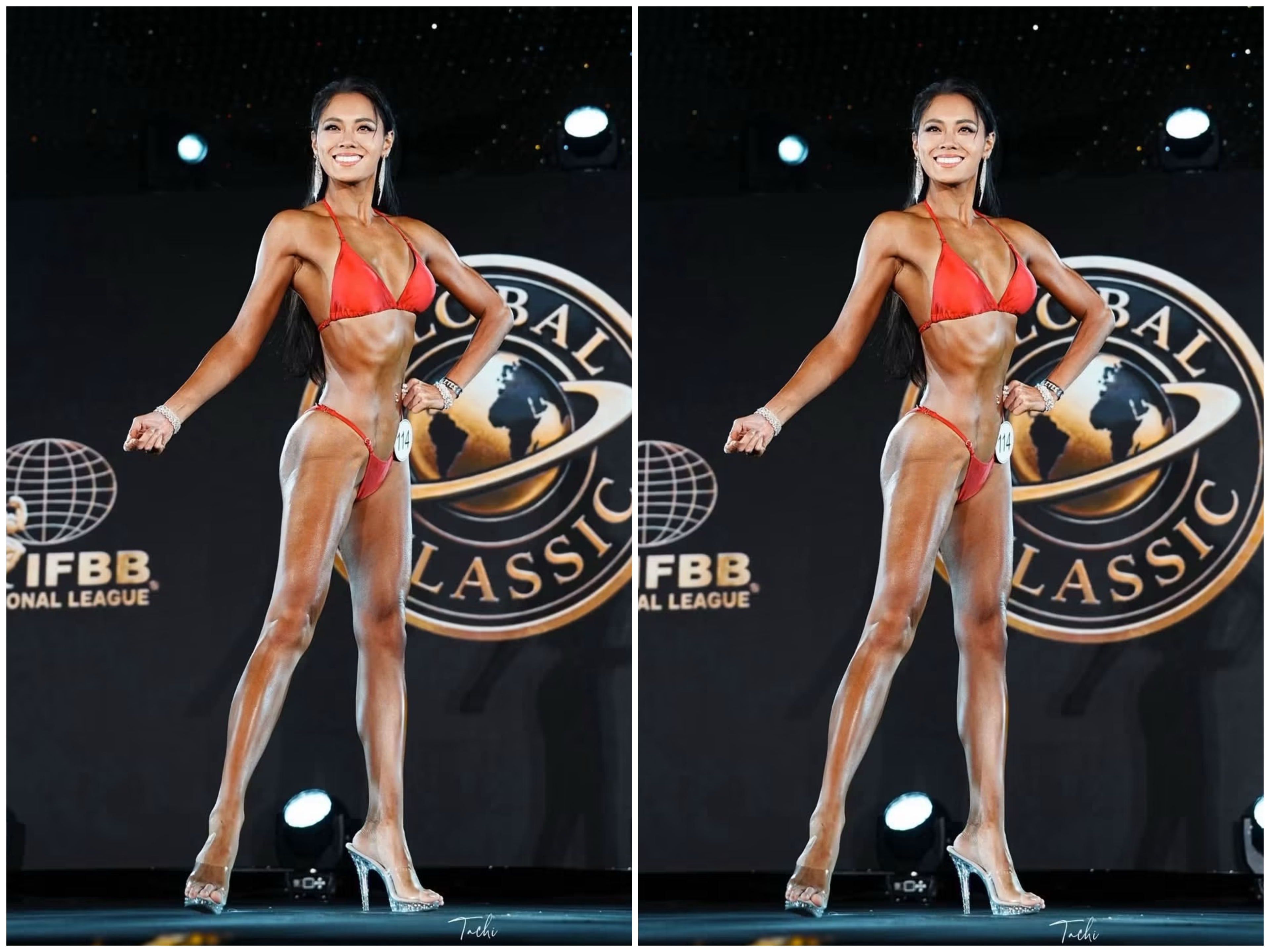 獨家/林芯儀助陣王麗雅參加IFBB健美比賽 怕貪嘴偷吃 把蛋白棒鎖保險箱