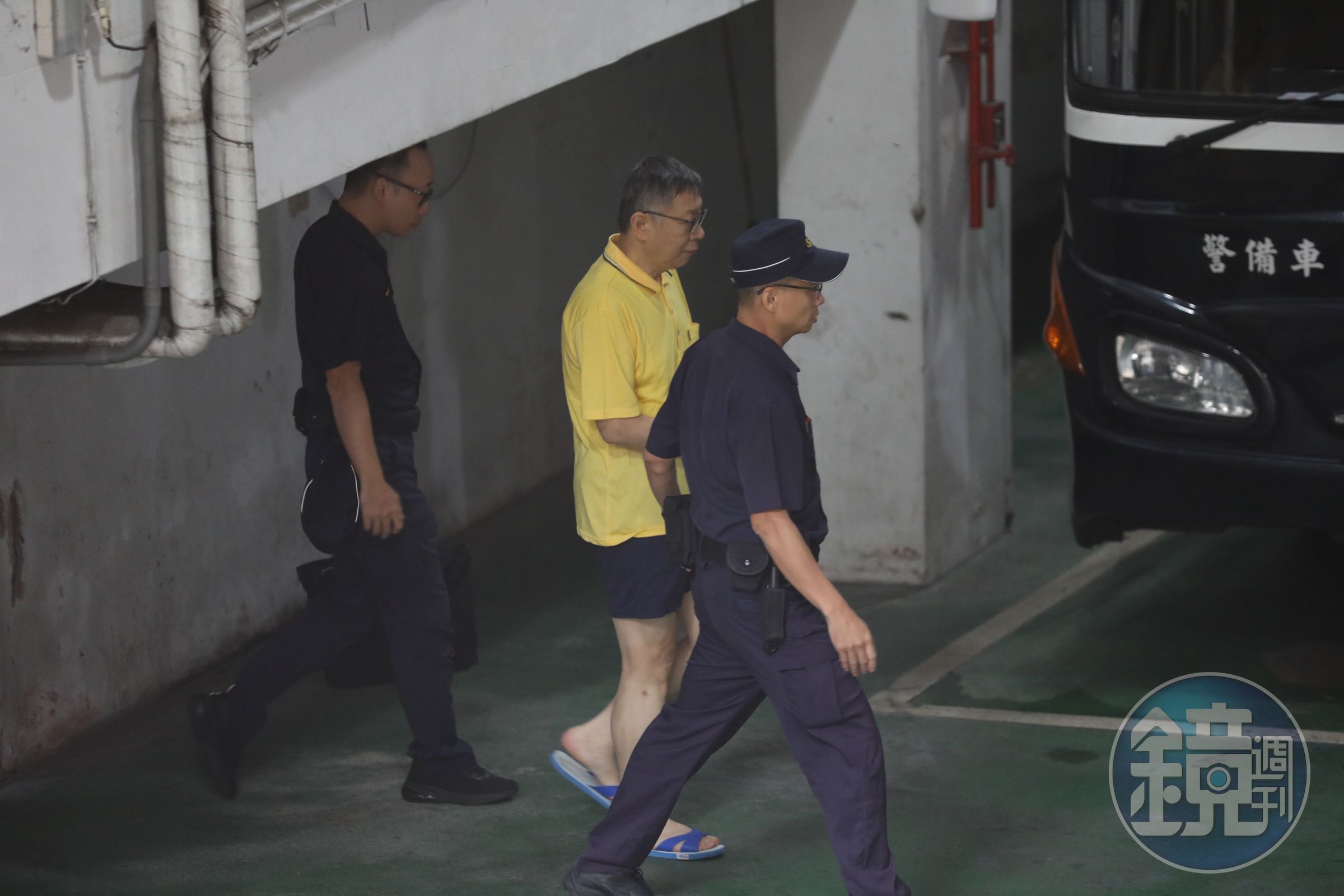 柯文哲今（1日）在法警前往看守所提解時，向看守所人員表示不願出庭應訊。