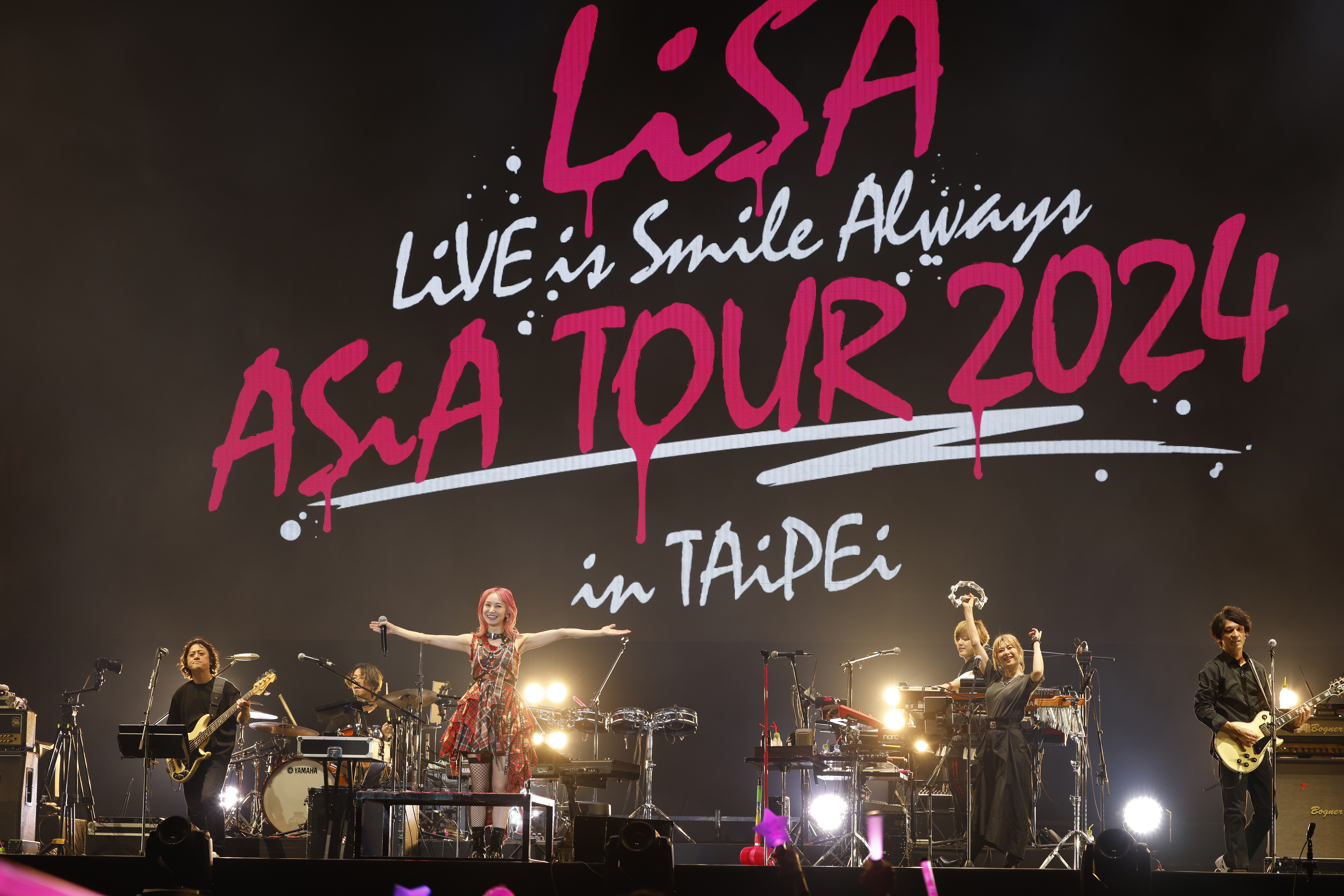 LiSA與歌迷約定下次唱進台北小巨蛋。(好玩國際文化提供)