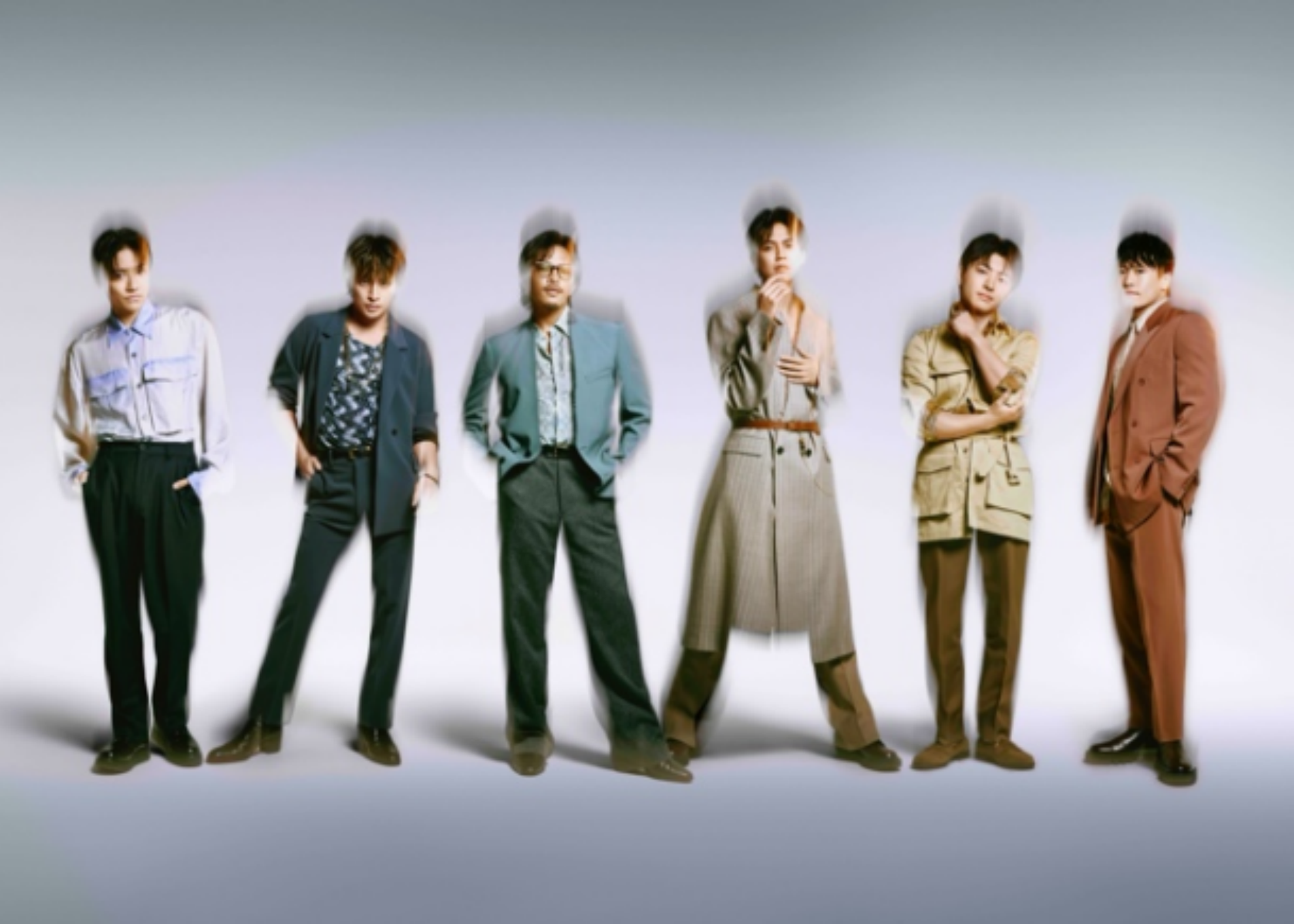 放浪新世代 from放浪一族自今年2月啟動長達半年的特別企劃「PRODUCE 6IX COLORS」。(AVEX提供)