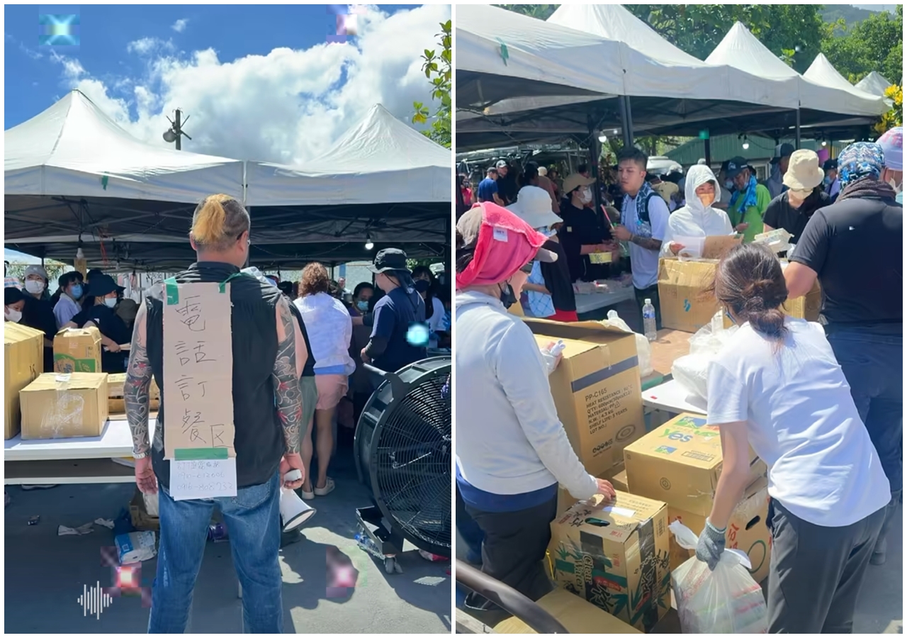 義煮團招集人、負責人賴彥汶今po文，譴責花蓮縣府阻止他們的運送物資車，造成訂的約2萬個便當沒辦法出餐（翻攝自賴彥汶臉書）