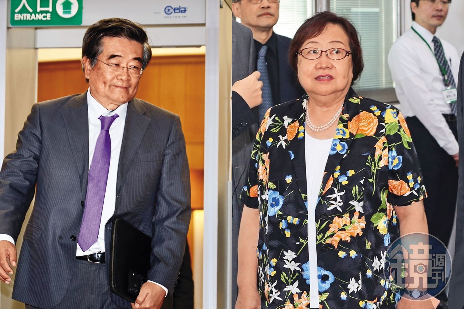 長榮集團老臣戴錦銓（左圖）、柯麗卿（右圖）皆為張榮發遺囑執行人，遭張榮發基金會訴請履行張榮發「死因贈與」
