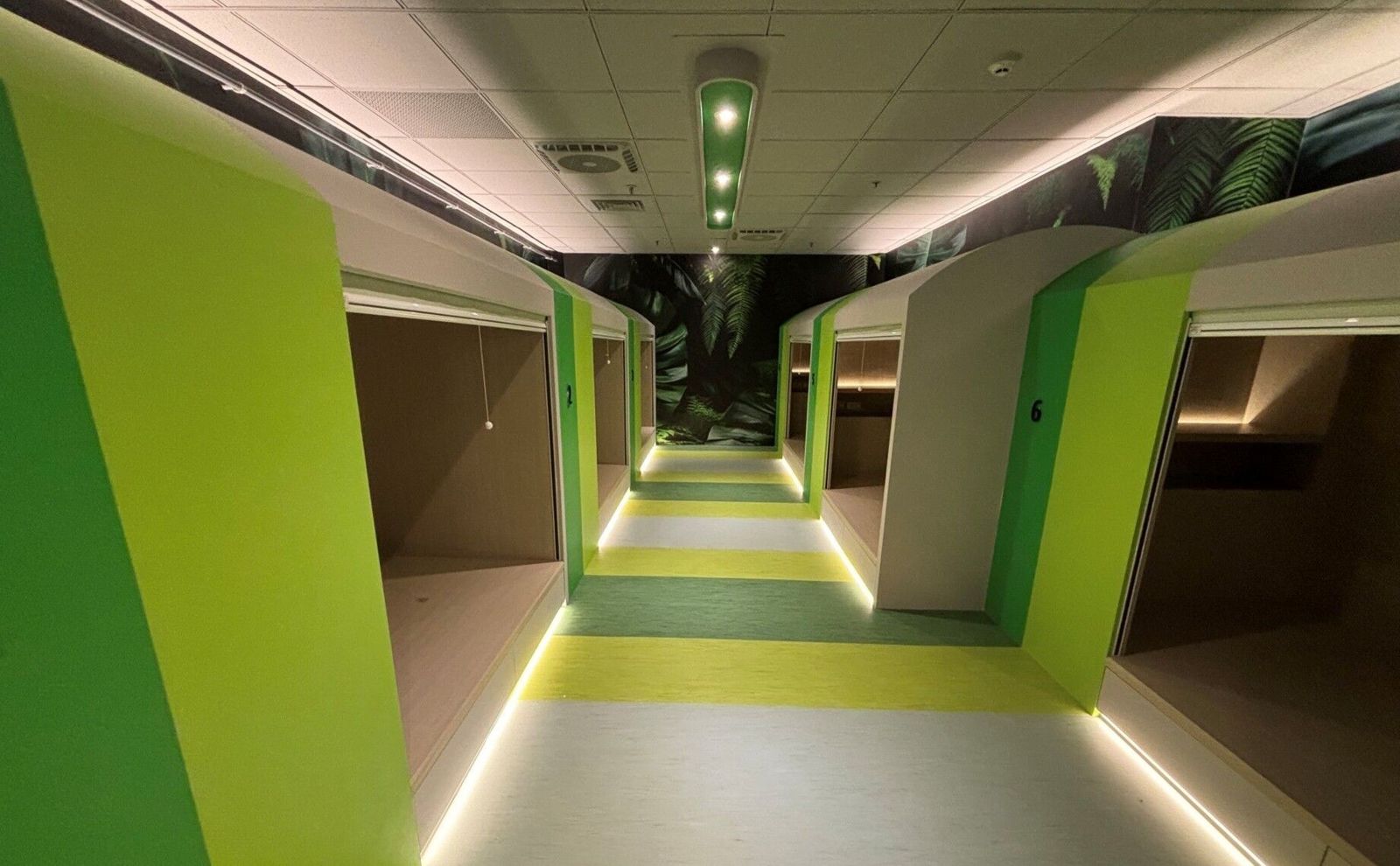 北車地底藏祕密空間!「舒壓膠囊綠屋」只供1類人住 內部空間首度曝光