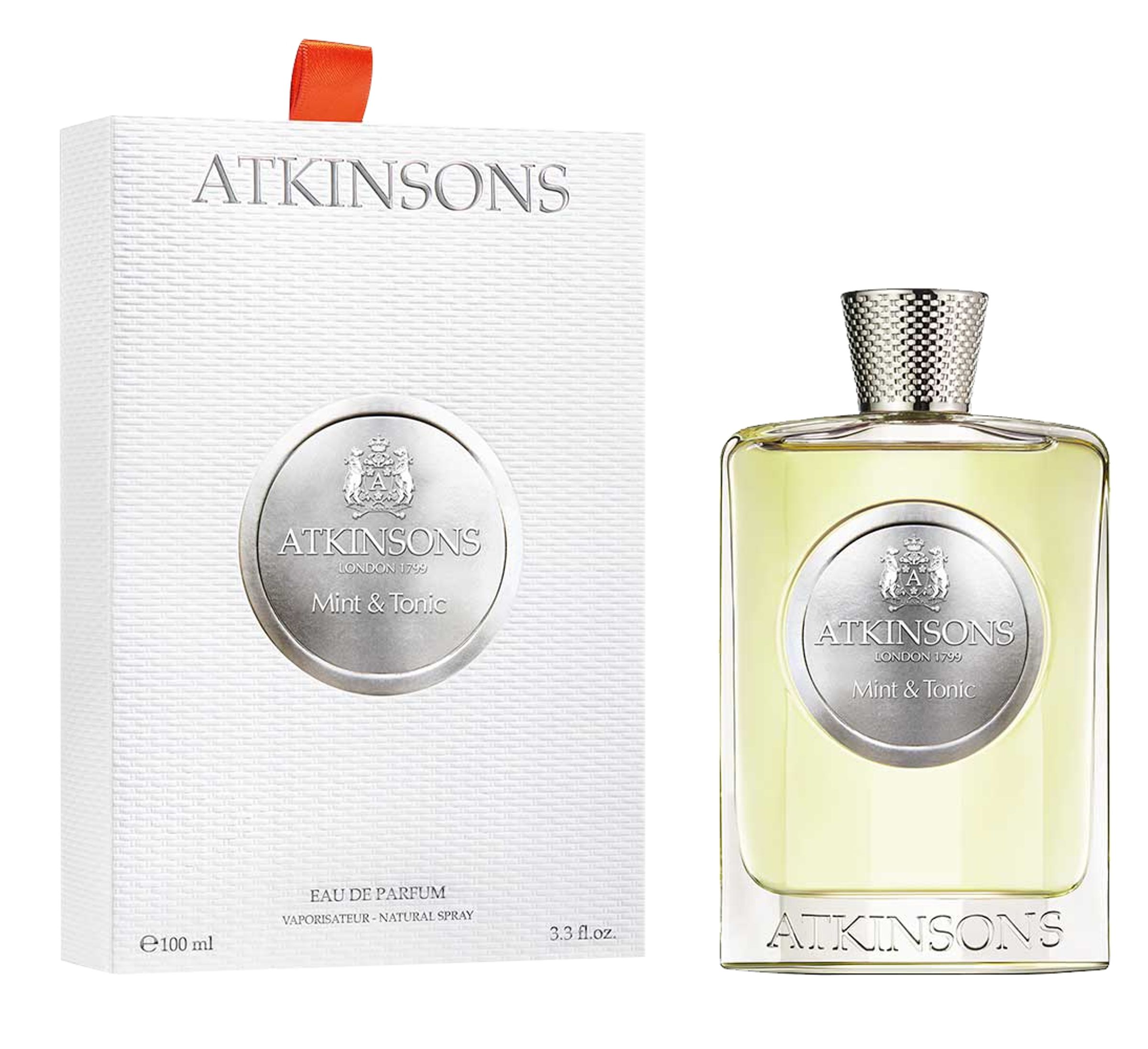 周末的調酒時光ATKINSONS 阿特金森 MOJITO淡香精（薄荷與萊姆） NT.6250元。