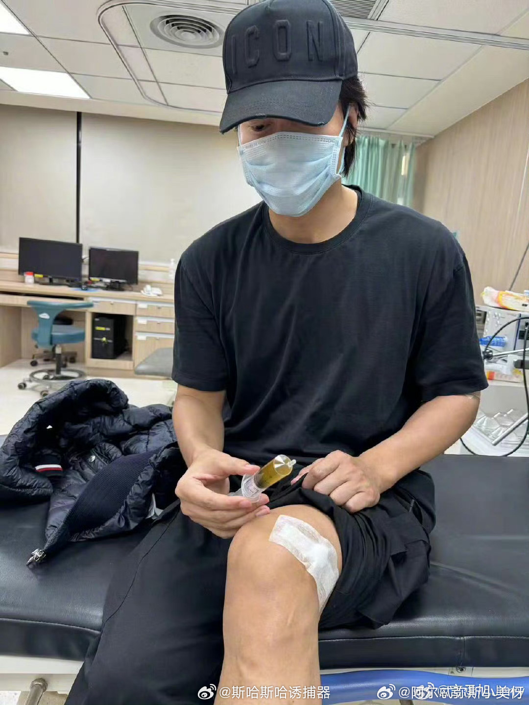 言承旭上週末PO表示受傷暫時登出。(翻攝微博)
