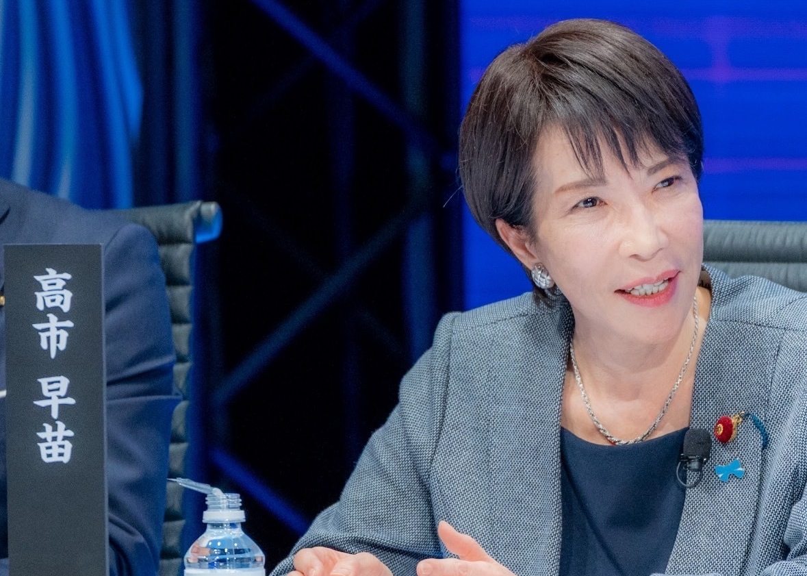 日本首相高市早苗日前在國會答詢時提及「台灣有事」等言論，引起中國強烈不滿，雙方緊張的局勢持續升溫。（翻攝高市早苗X）