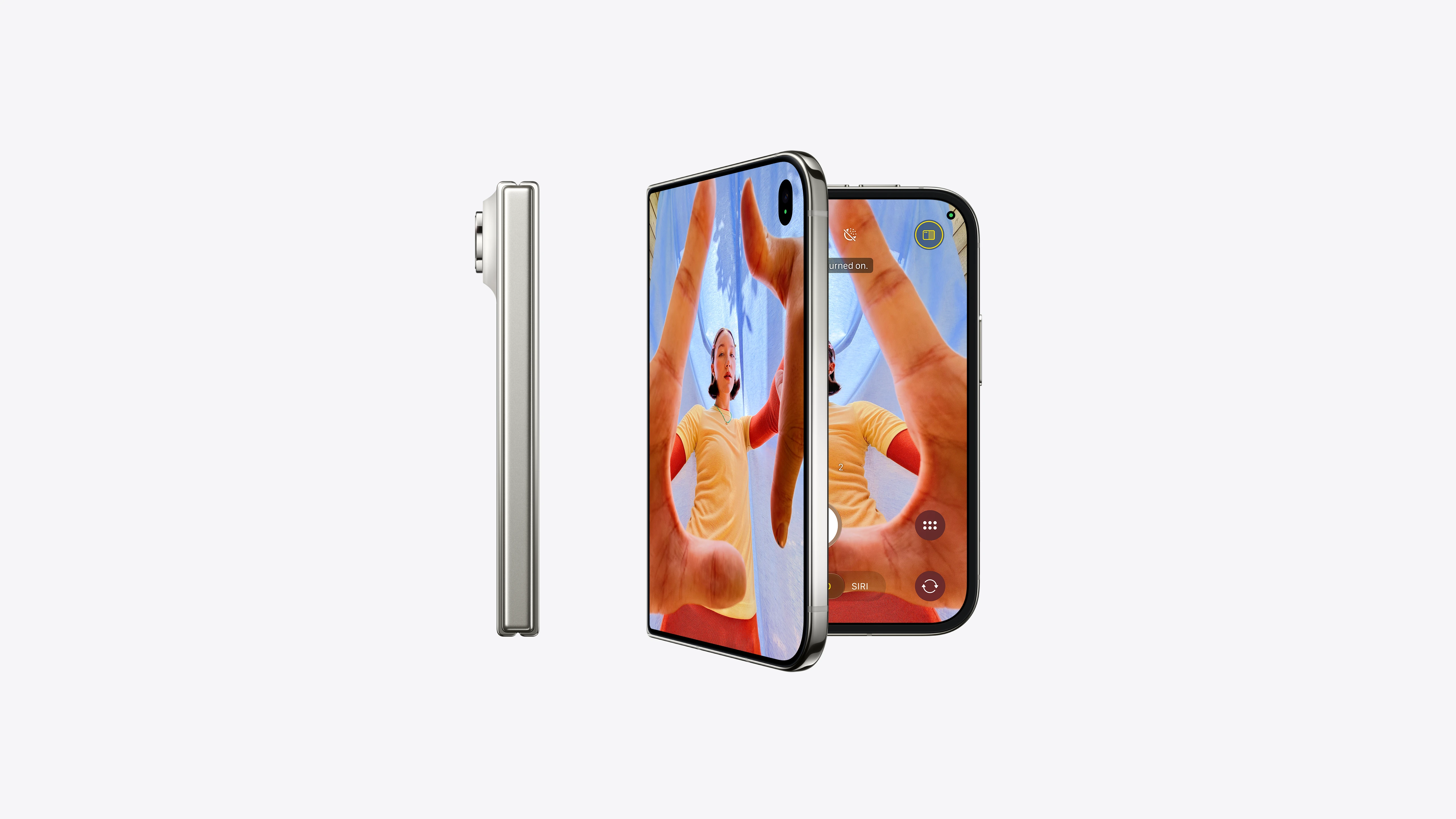蘋果首款摺疊手機iPhone Duo推出。（取自蘋果官網）