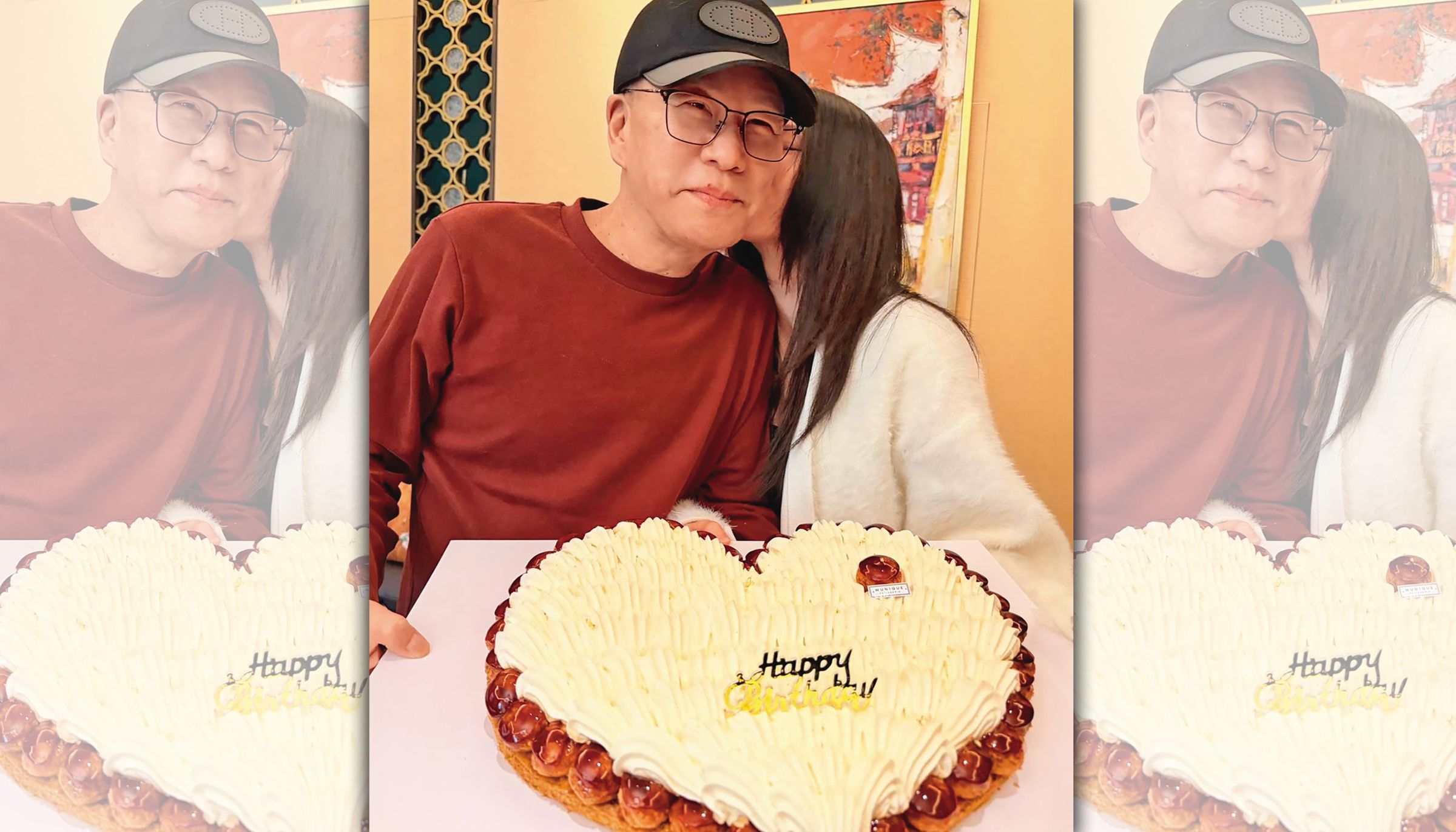日前沈玉琳過58歲生日時,在社群感謝外界祝福,並稱快要可以和大家見面。(翻攝自沈玉琳的御琳軍臉書)
