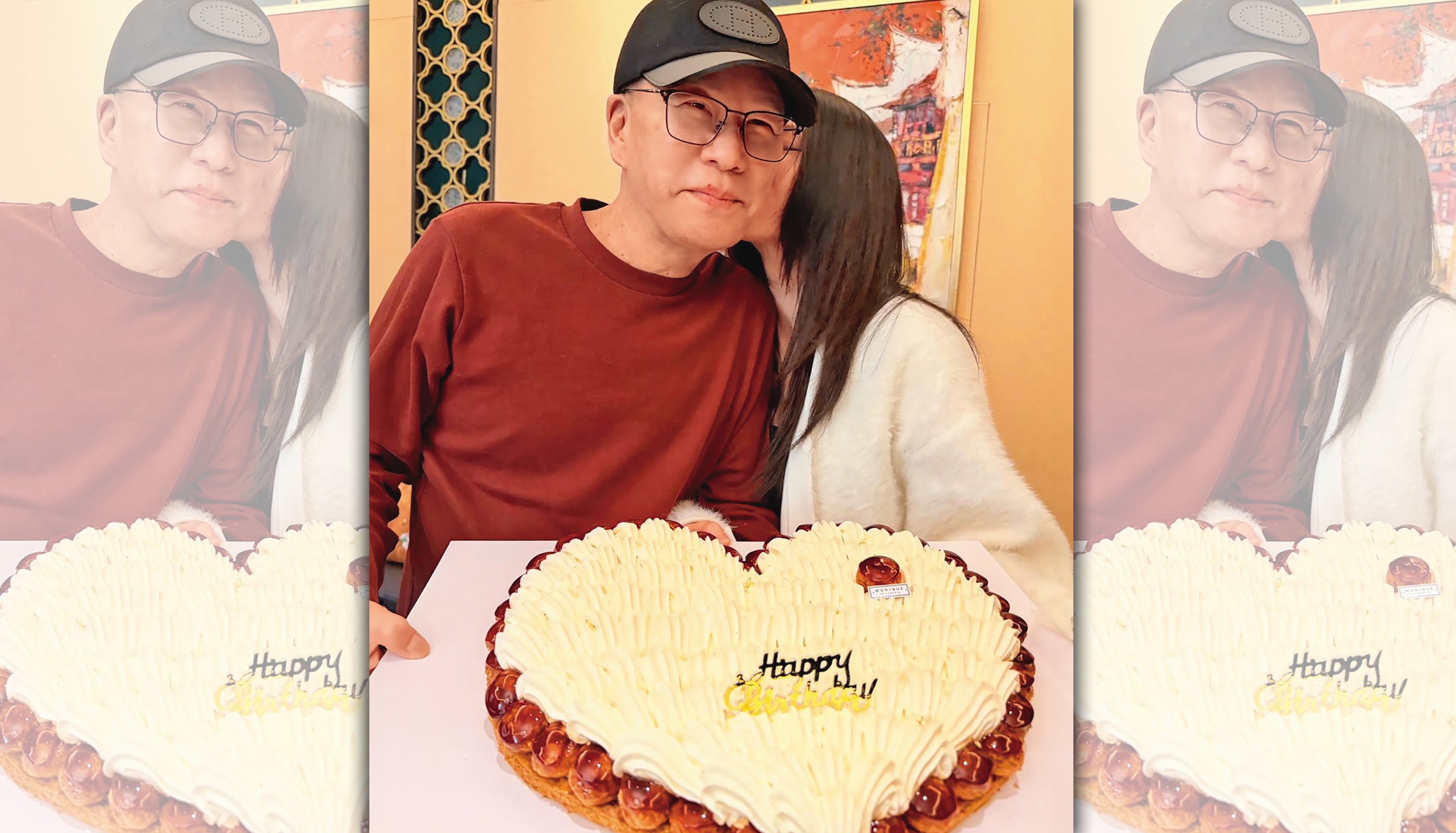 日前沈玉琳過58歲生日時,在社群感謝外界祝福,並稱快要可以和大家見面。(翻攝自沈玉琳的御琳軍臉書)