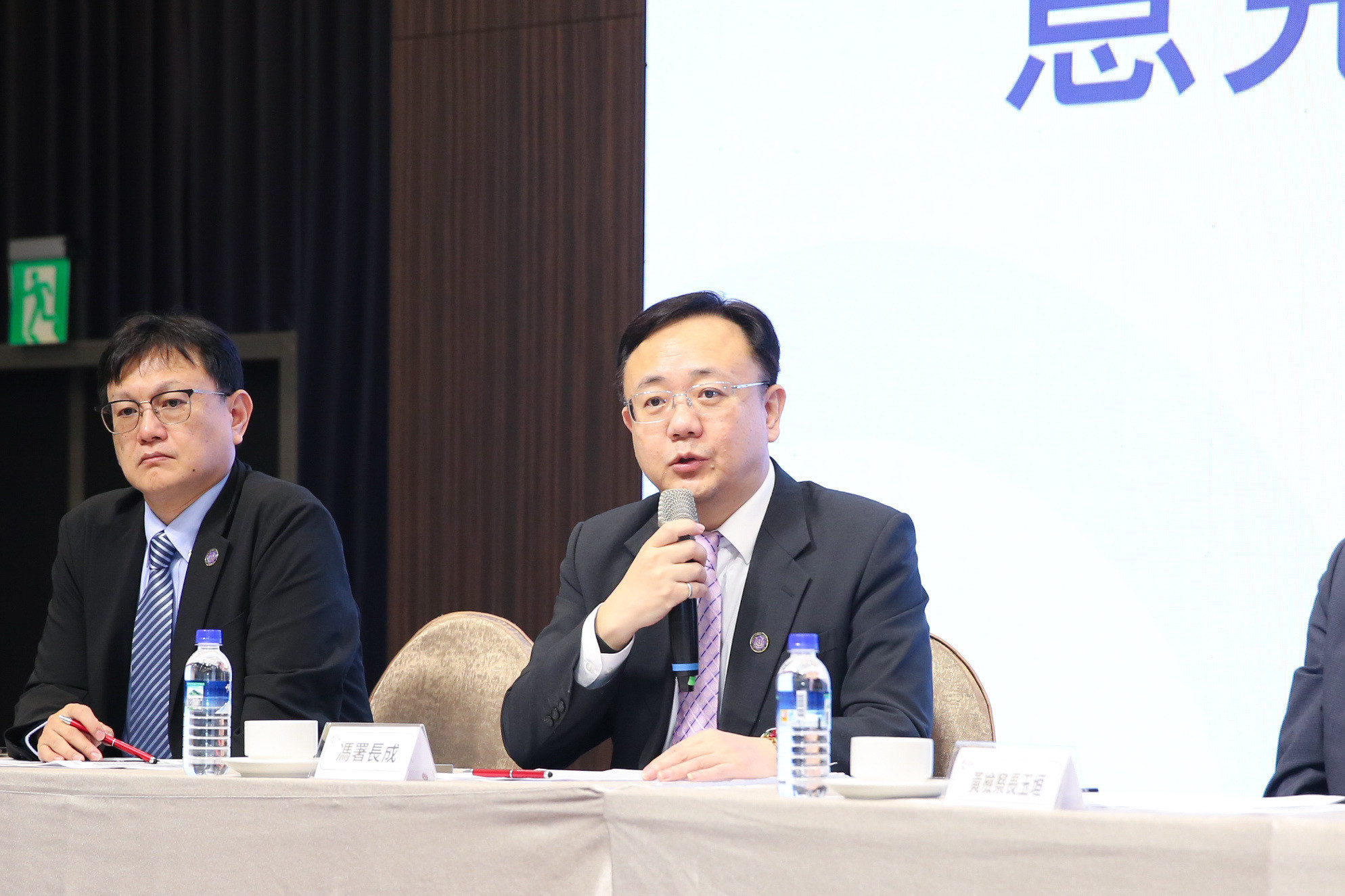 廉政署長馮成期望同仁繼續擦亮廉政署招牌。（廉政署提供）