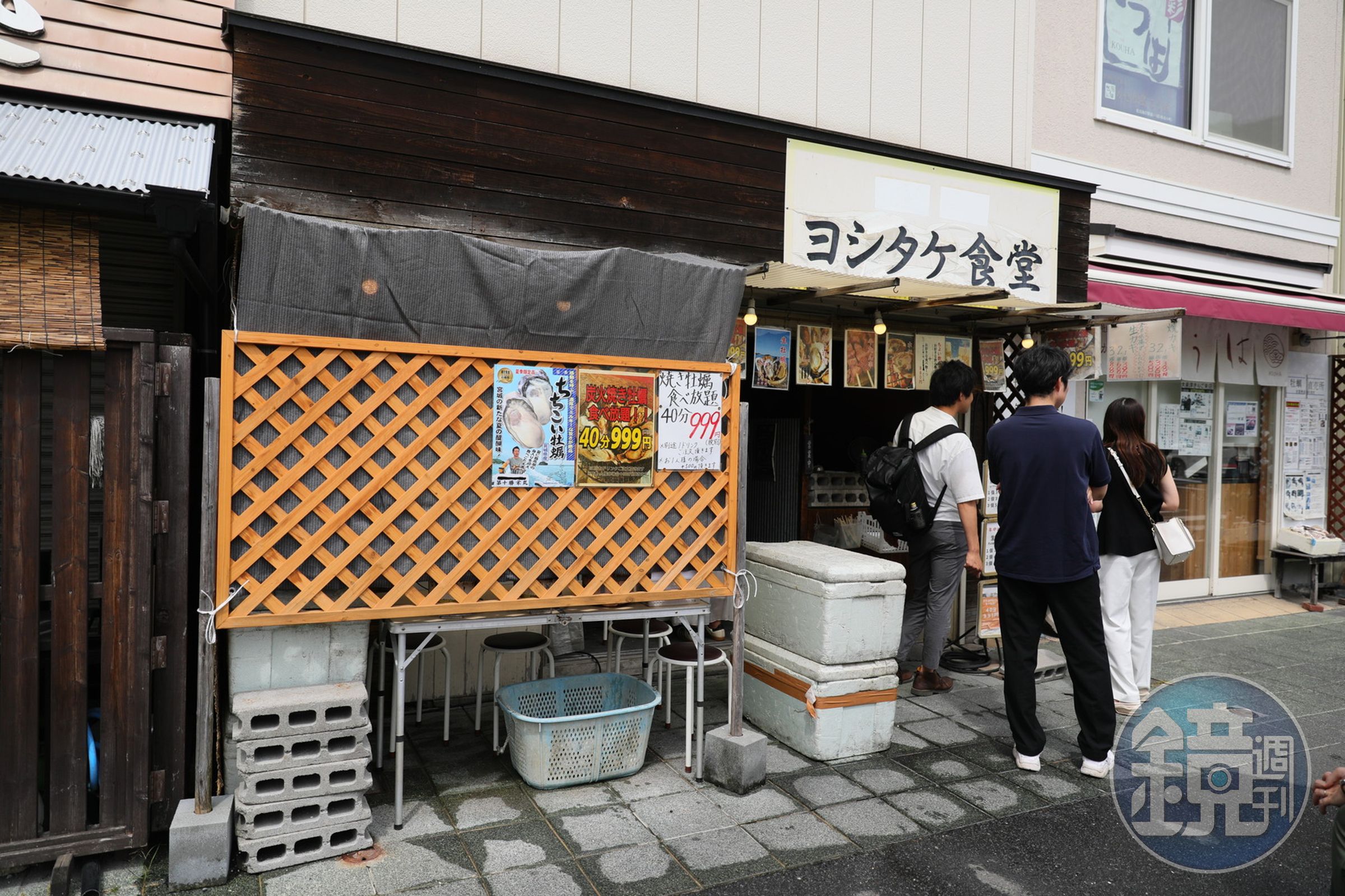 松島近期有不少類似的烤牡蠣小店。