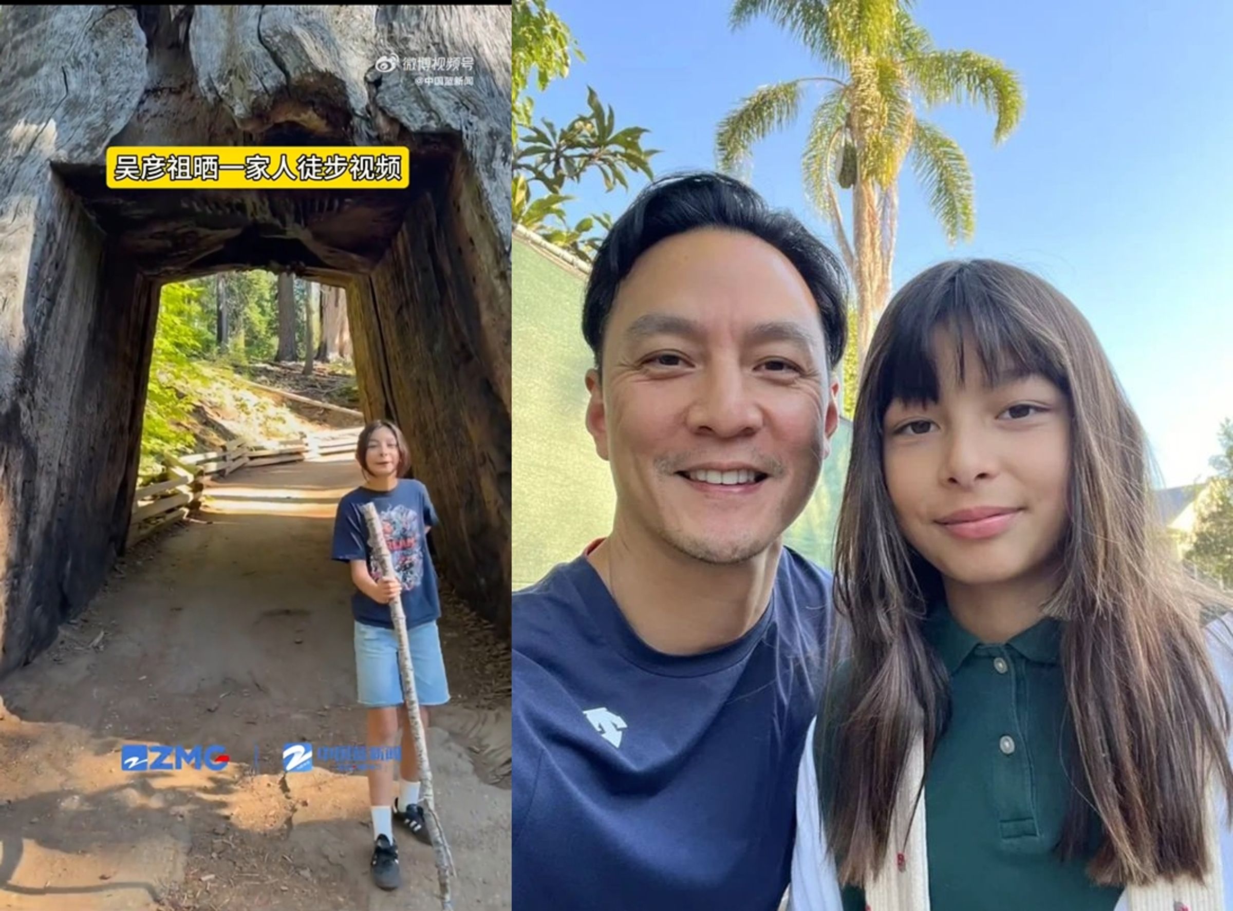 吳彥祖現年13歲的女兒吳斐然長得愈來愈像爸爸,混血樣貌被讚神基因。(吳彥祖IG)