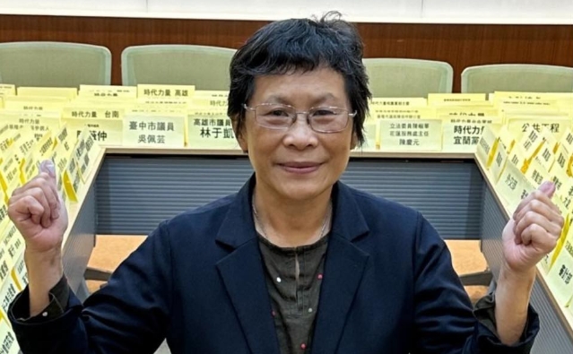 前時代力量立委陳椒華母親節前夕宣布退黨。（翻攝自陳椒華臉書）