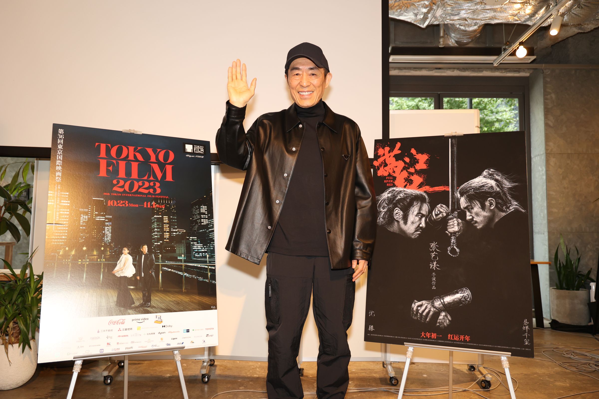 張藝謀36年前拿下東京影展影帝,今年獲頒終身貢獻獎也特地出席大師課分享創作經驗。(東京國際影展提供)