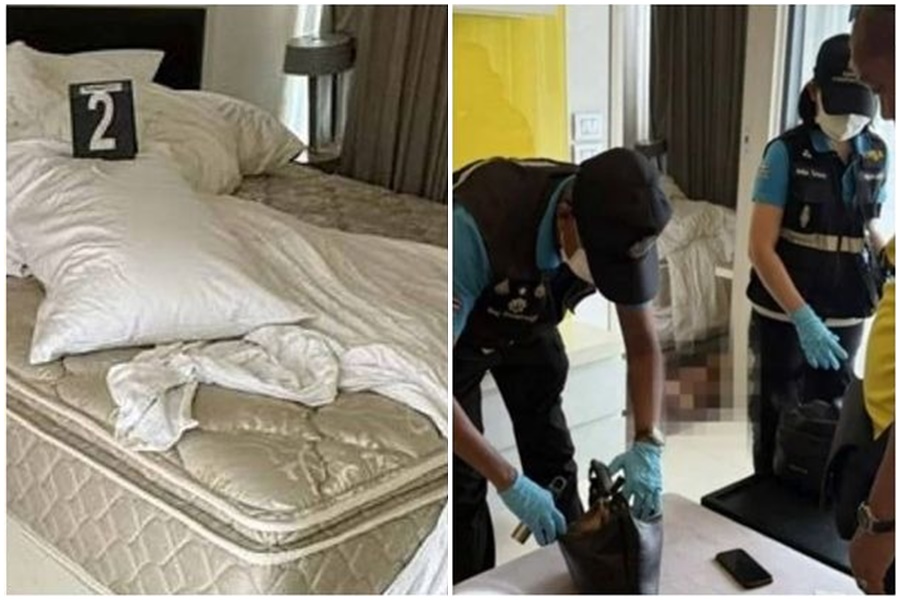 一名26歲畢業女大生被發現全裸陳屍在房內，２名中年男子被警方鎖定，疑涉嫌下藥發生性關係。（翻攝自The Phuket News））