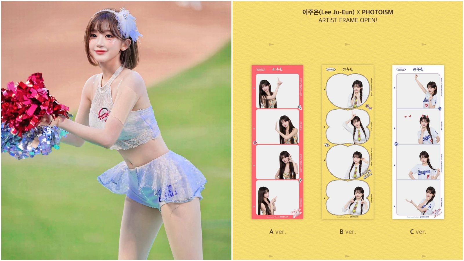 李珠珢21歲生日當天，推出「人生四格」照正面對決熱戀傳聞。（翻攝Threads@0724.32）