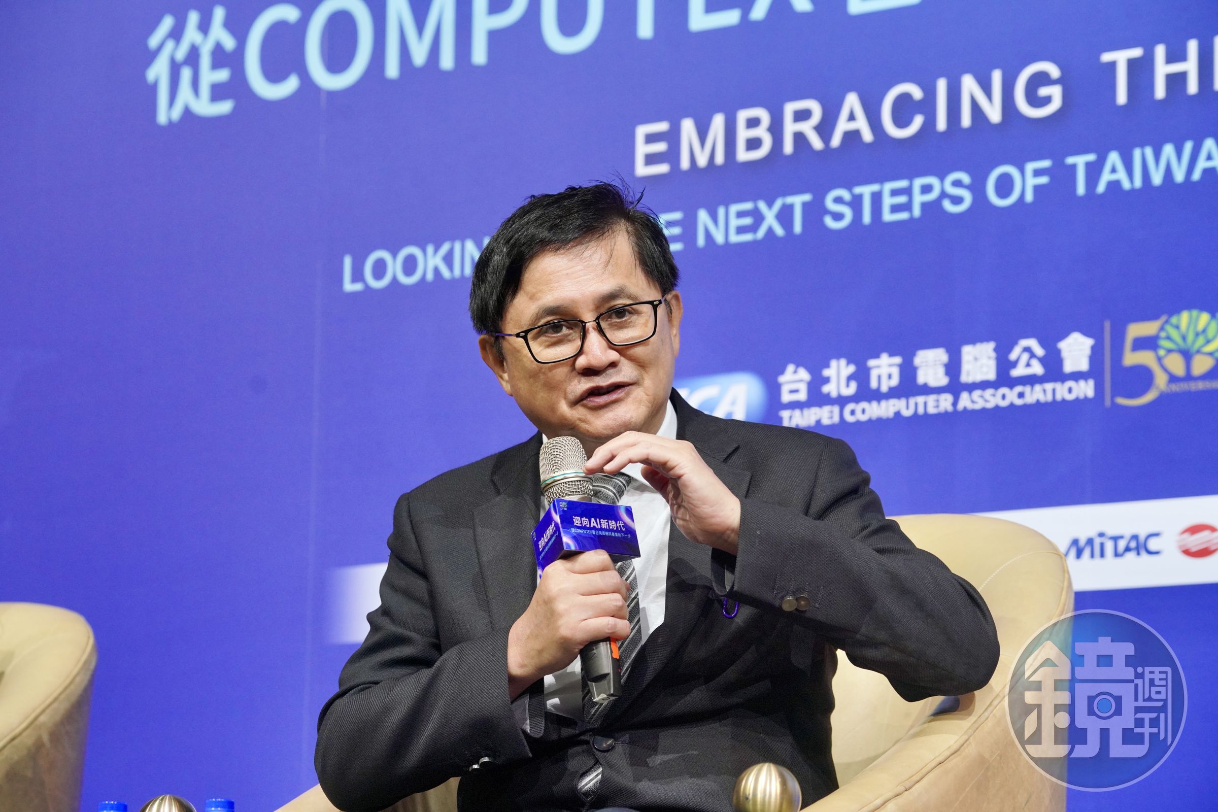 和碩董事長童子賢談台灣頻跳電及少吹冷氣省電一事發表看法,讓部分媒體下標說是嗆聲。(本刊資料照)