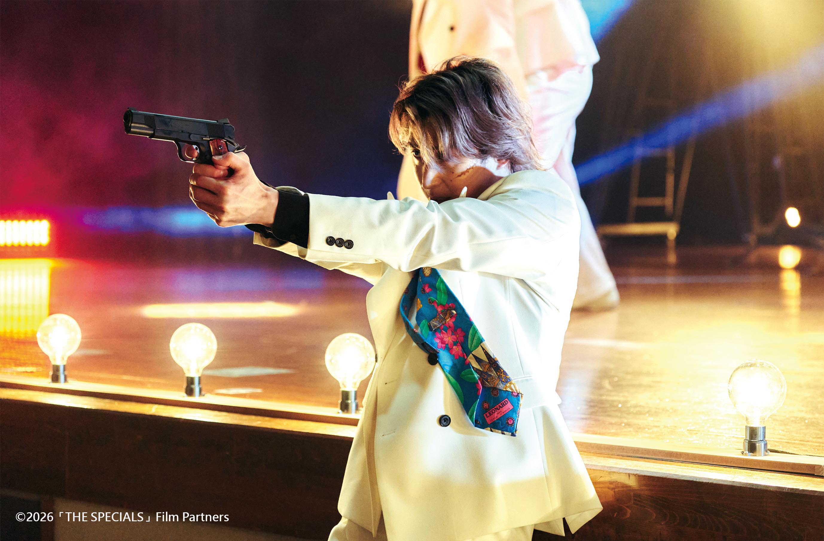 佐久間大介在電影《舞林殺手》中飾演為了賞金高額賞金組團參加舞蹈比賽的殺手。（天馬行空提供）