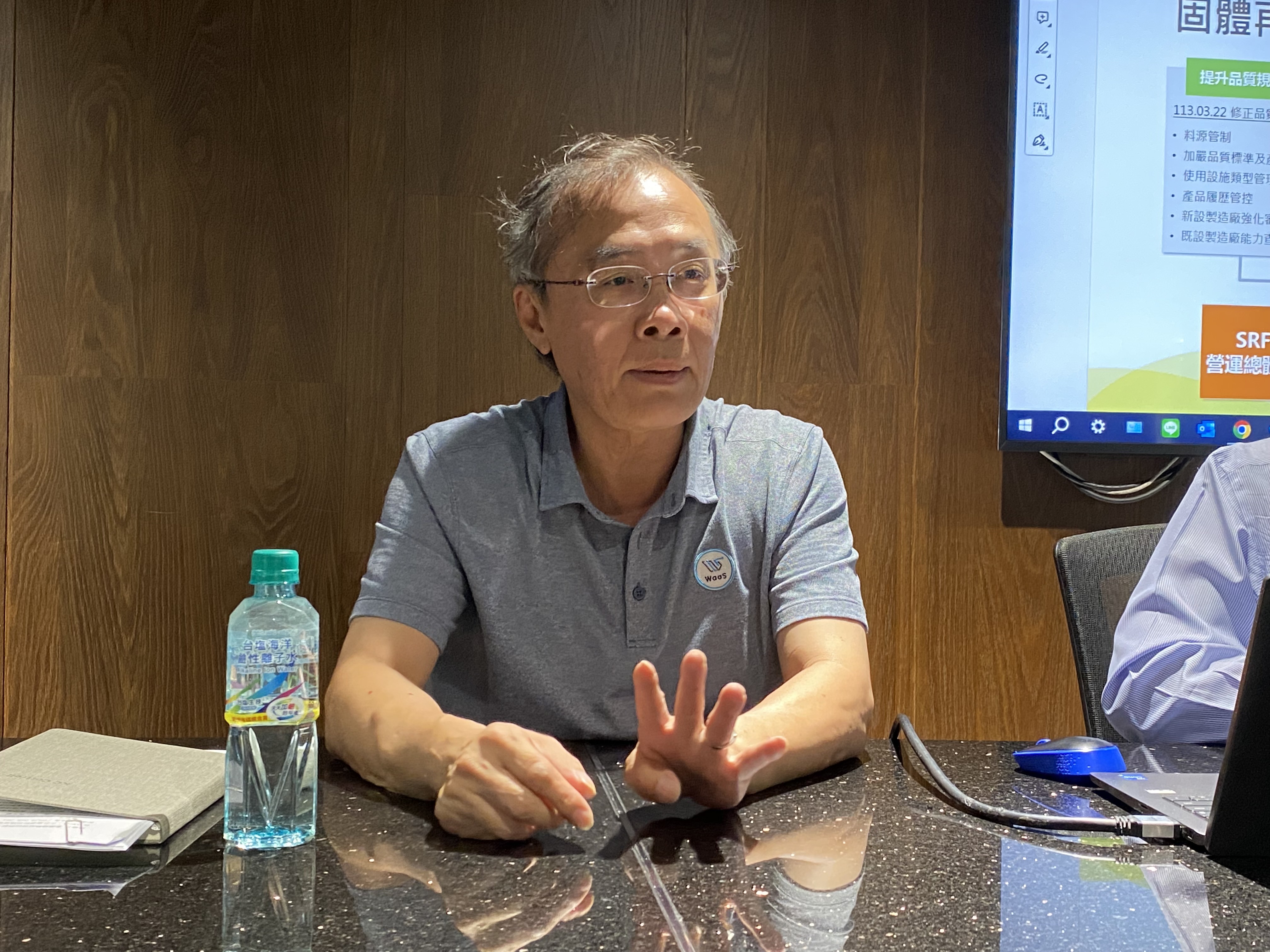 中台資源科技總經理張啓達表示，中台資源是全台第一家廢棄照明回收業者，目前在台灣市占率高達9成以上。