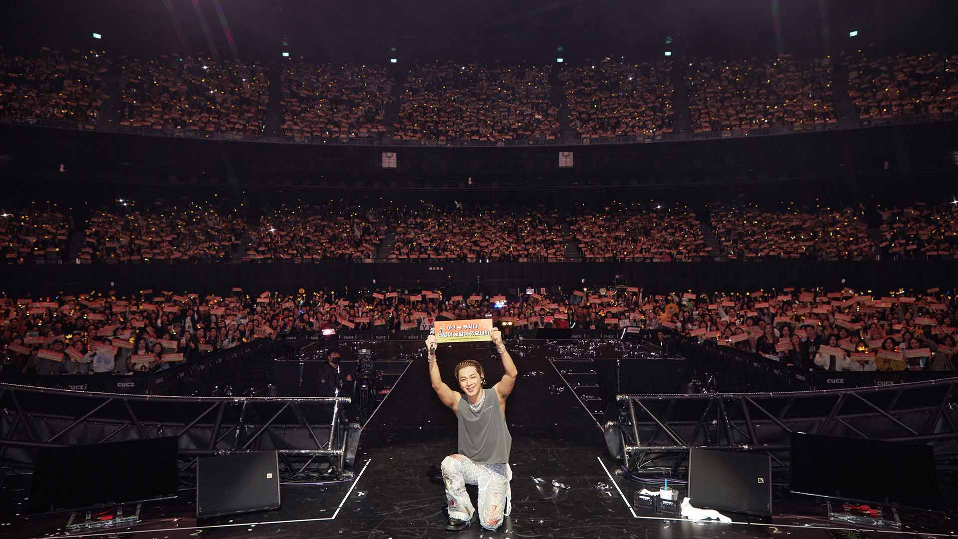TAEYANG太陽帶來多首夯歌，更有BIGBANG組曲引起回憶殺。（Live Nation提供）